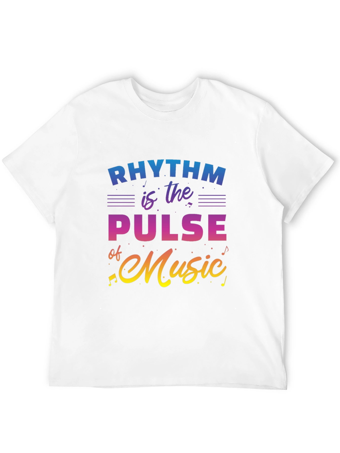 Rhythm is the Pulse of Music Graphic Tee