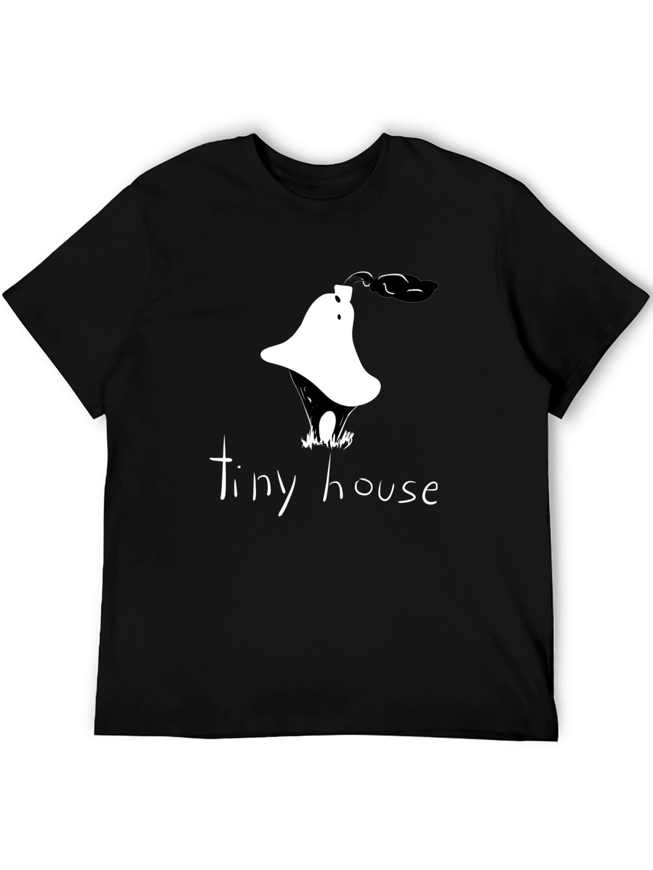 Tiny House Graphic Tee - Unique Design Casual Wear