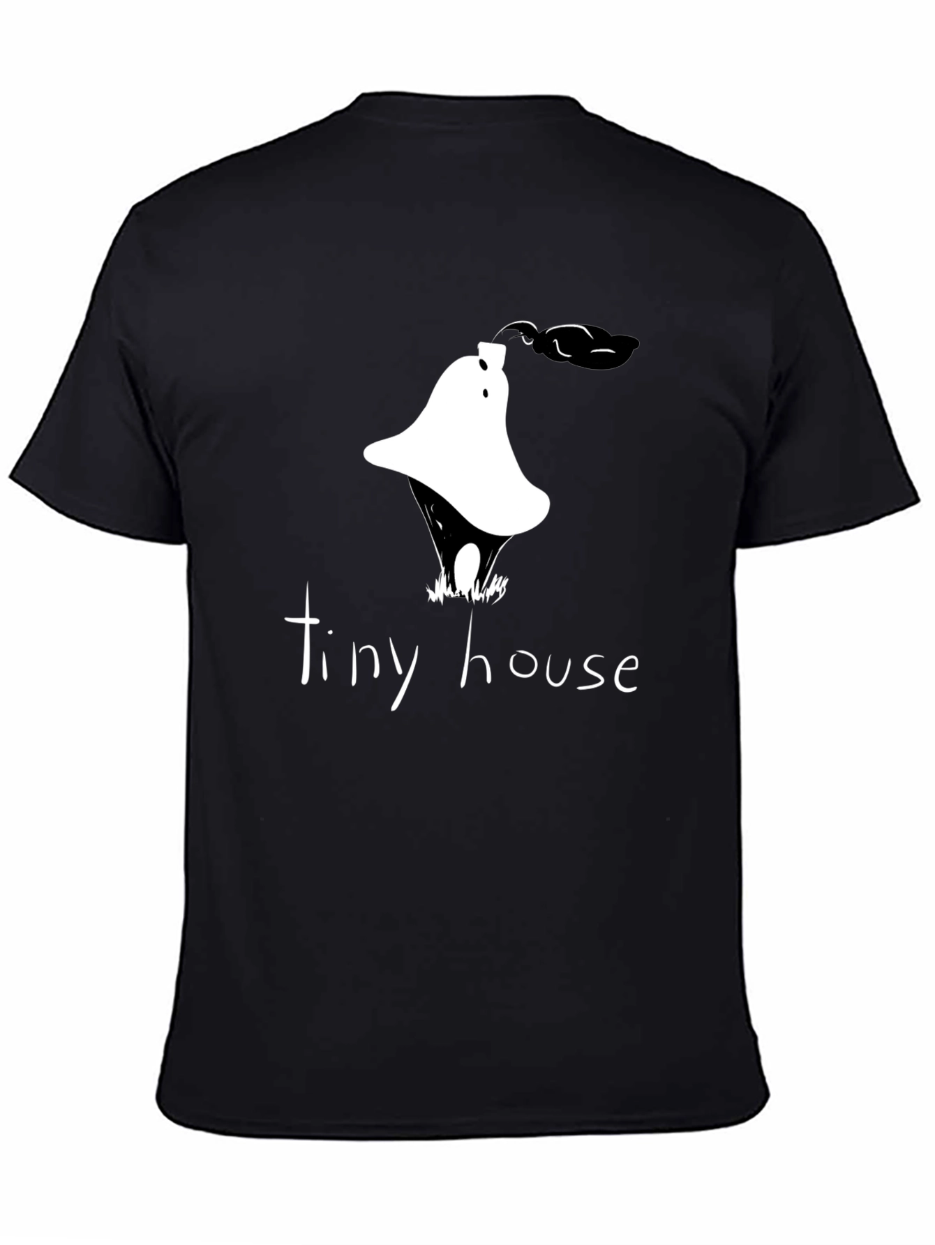 Tiny House Graphic Tee - Unique Design Casual Wear