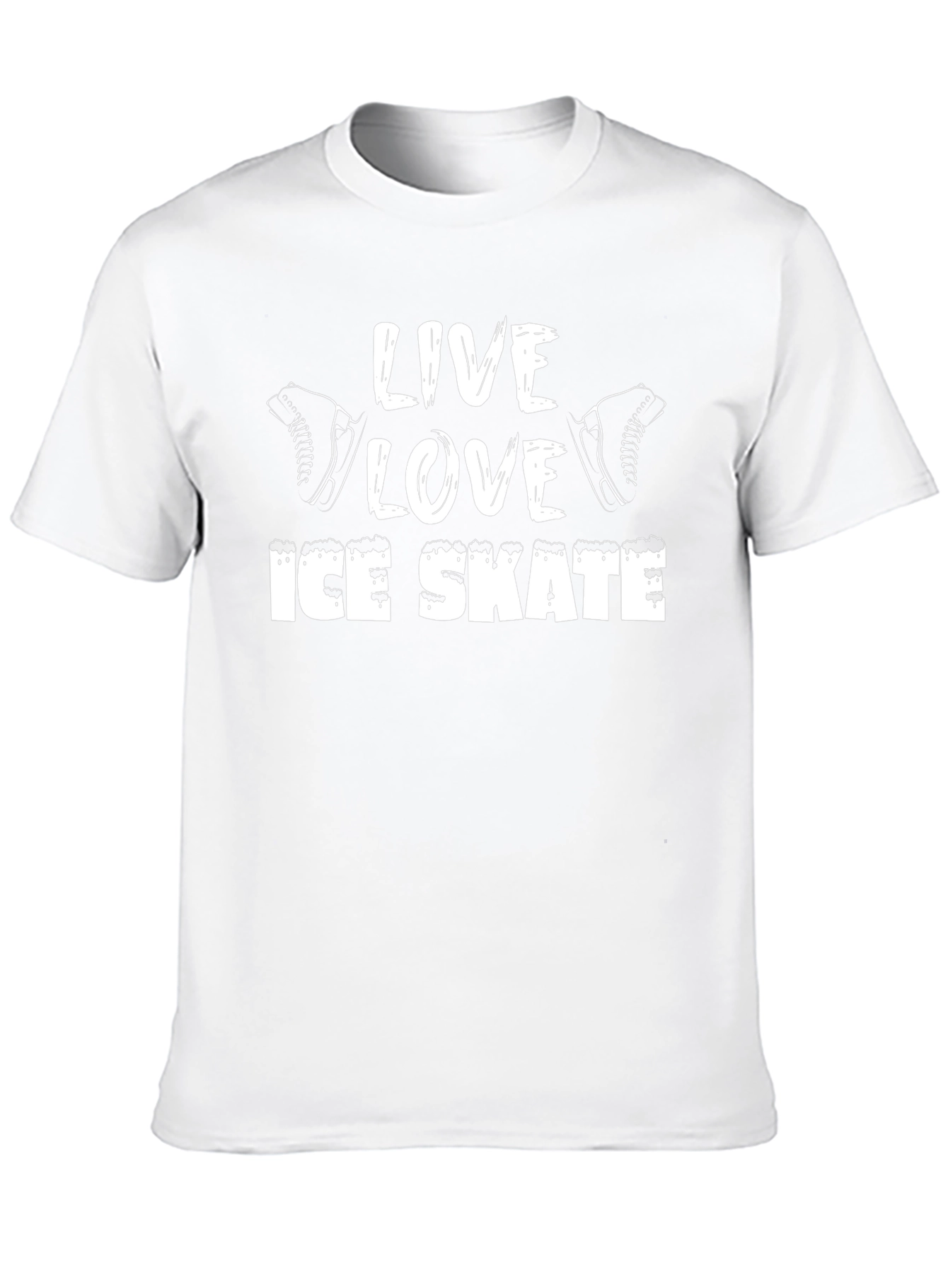 Live Love Ice Skate Graphic T-Shirt