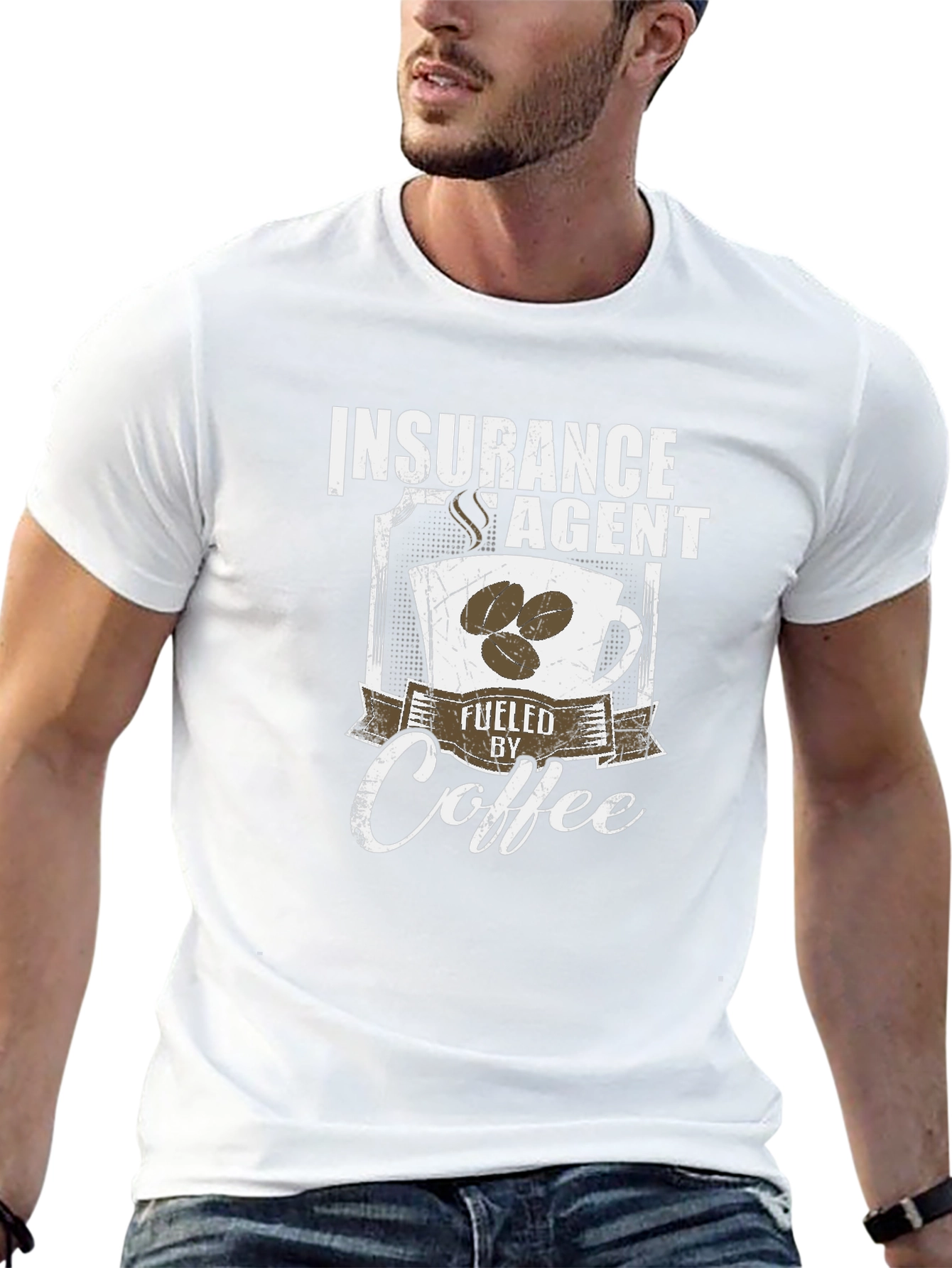 Insurance Agent Fuelled by Coffee T-Shirt