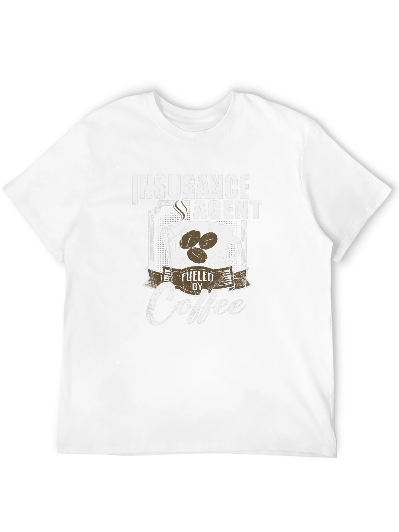 Insurance Agent Fuelled by Coffee T-Shirt