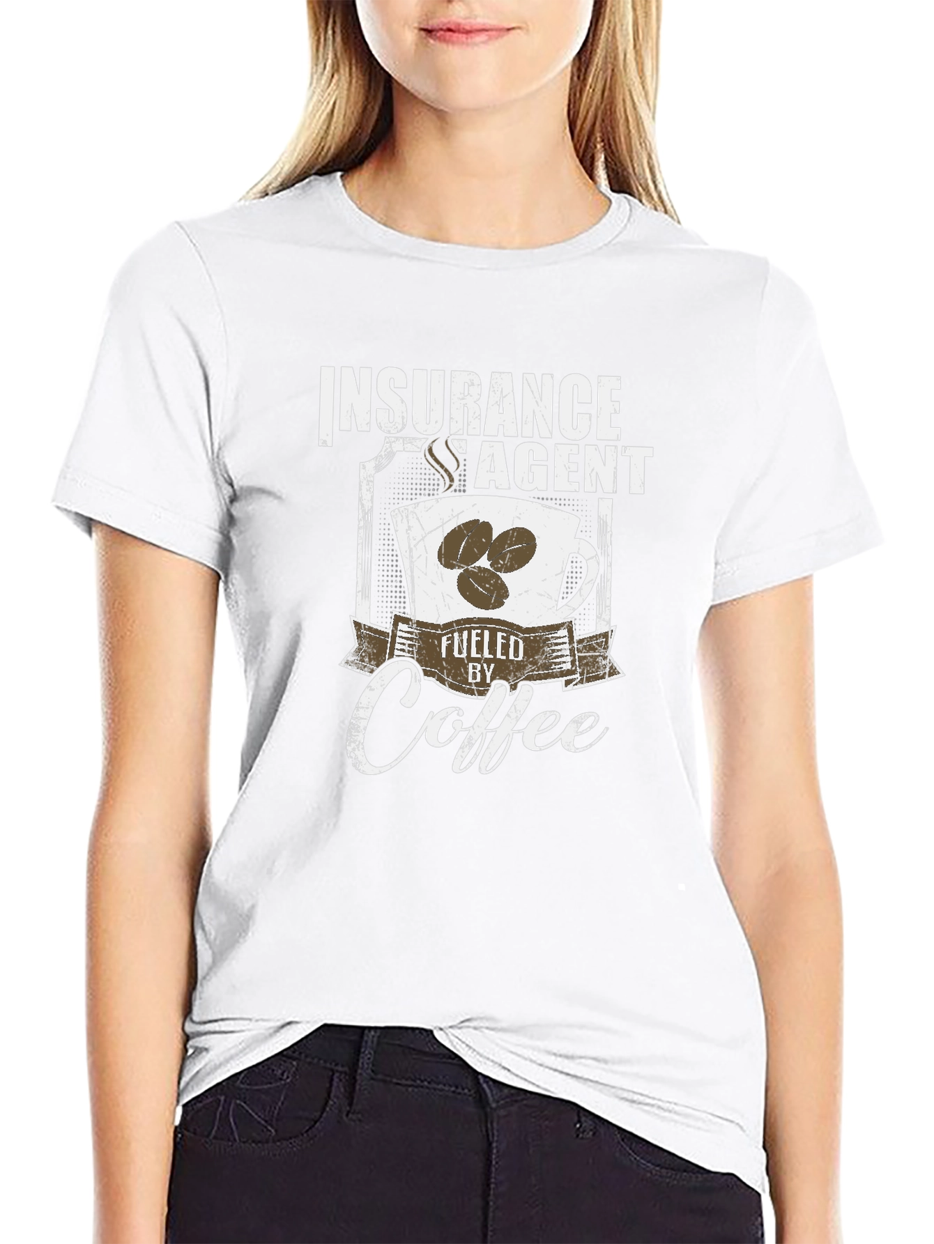 Insurance Agent Fuelled by Coffee T-Shirt