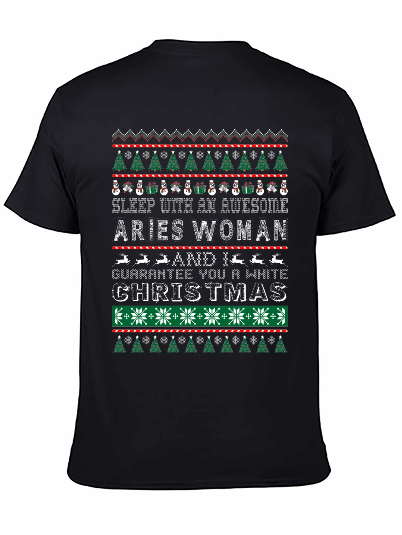 Aries Woman Christmas T-Shirt