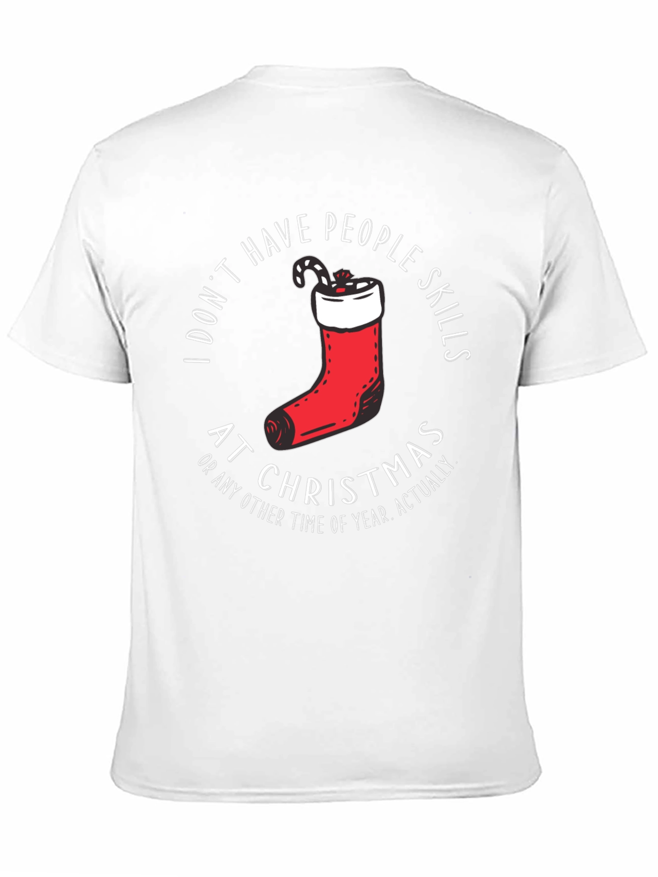 Funny Christmas T-Shirt - I Dont Have People Skills