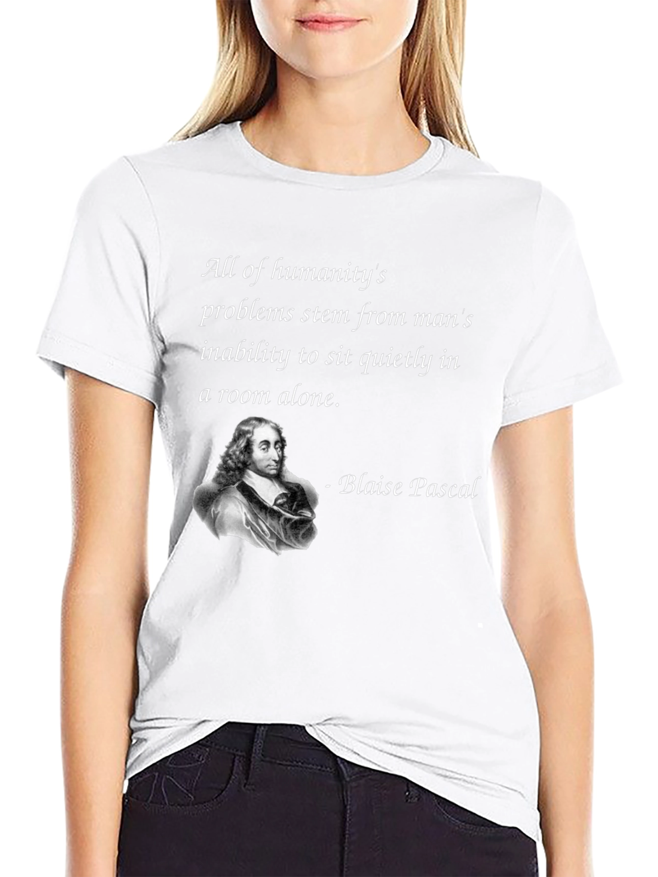 Blaise Pascal Quote T-Shirt - Philosophical Tee