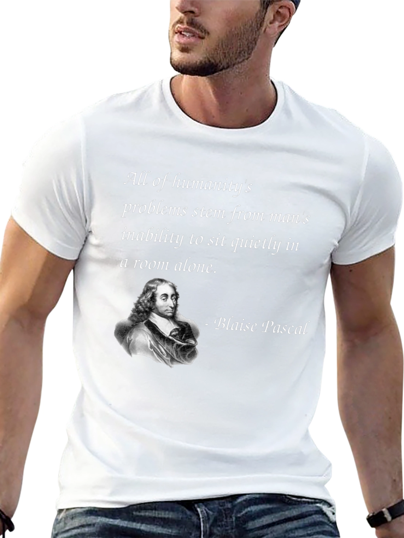 Blaise Pascal Quote T-Shirt - Philosophical Tee