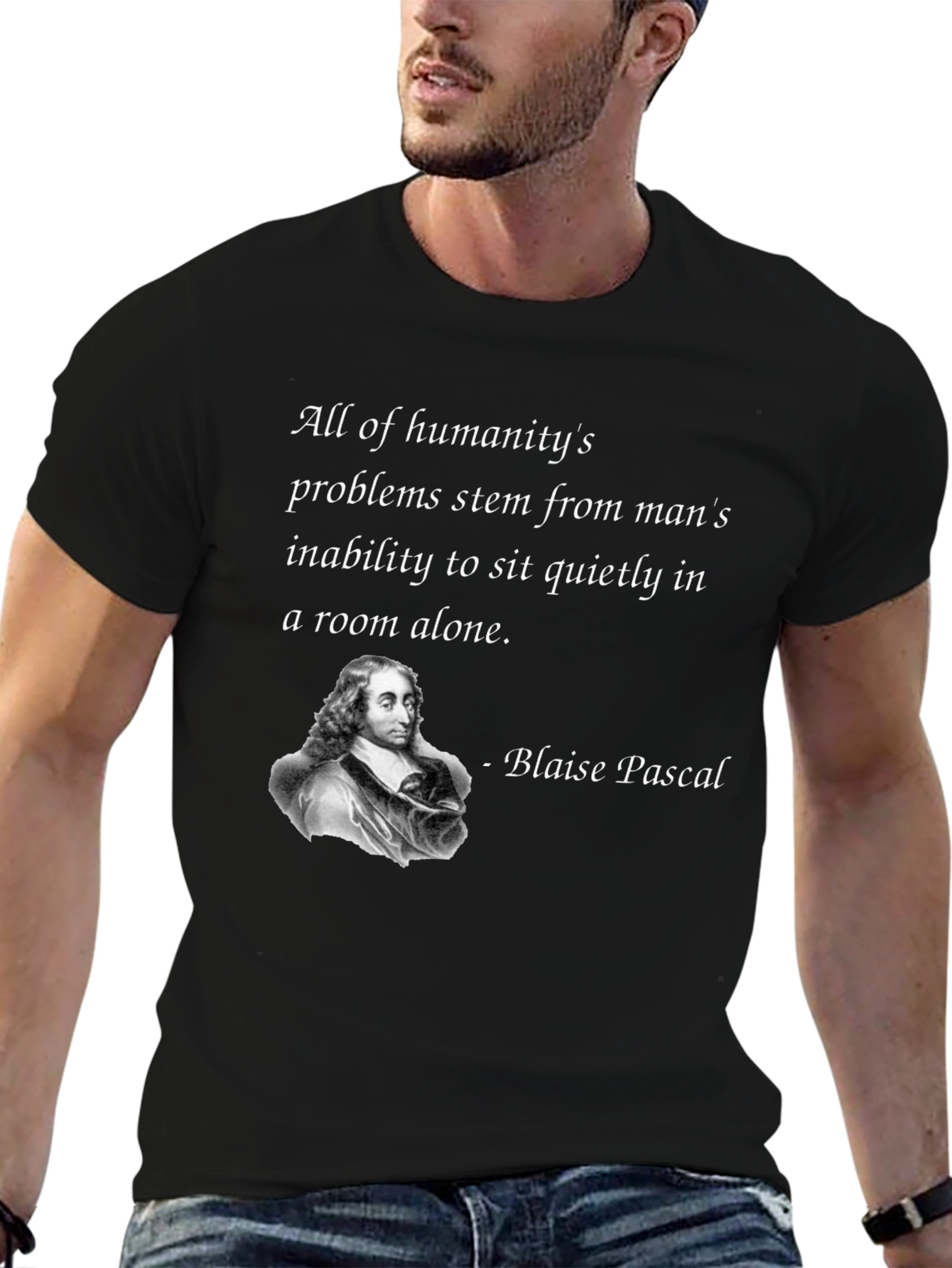 Blaise Pascal Quote T-Shirt - Philosophical Tee