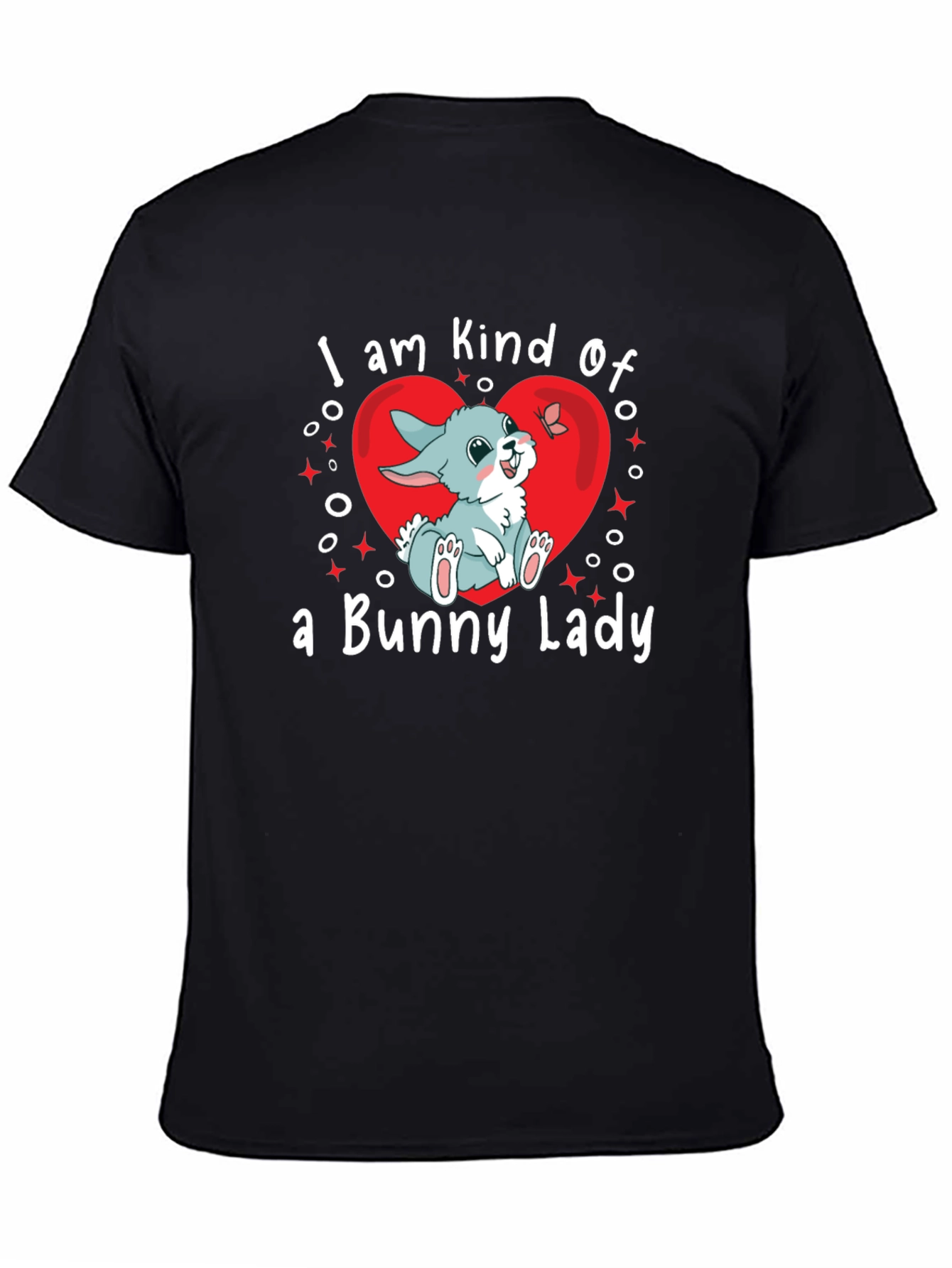 Bunny Lady T-Shirt - Cute Rabbit Graphic Tee