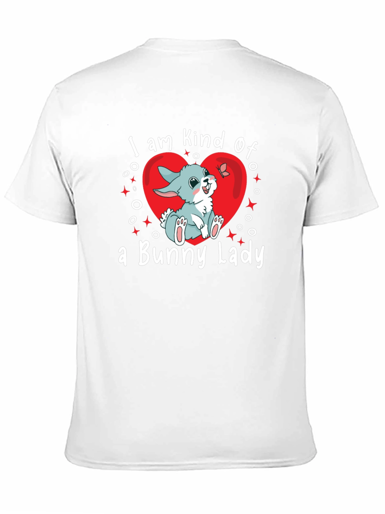 Bunny Lady T-Shirt - Cute Rabbit Graphic Tee