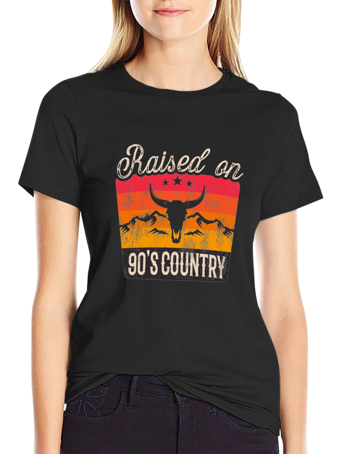 Raised on 90s Country Graphic T-Shirt