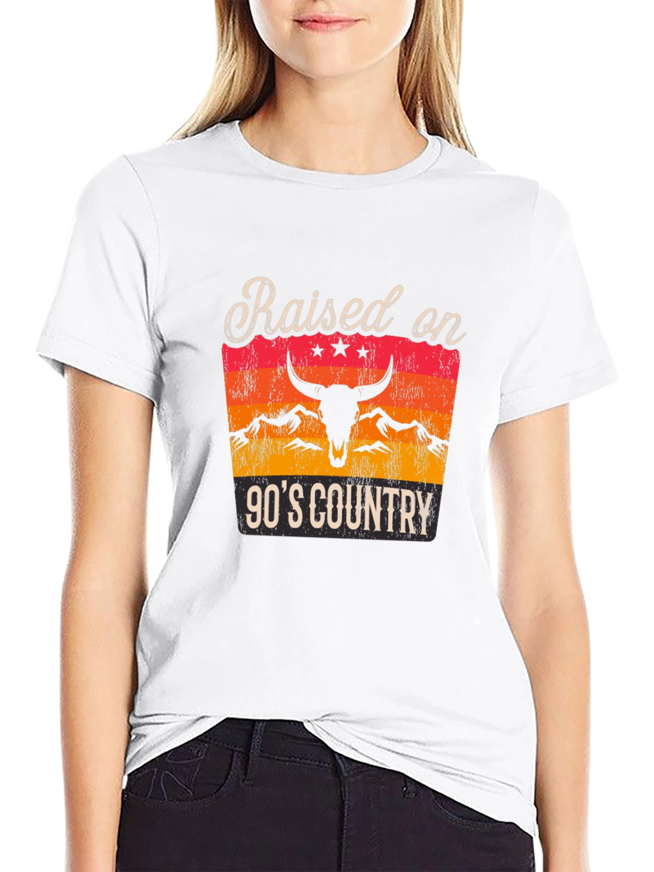 Raised on 90s Country Graphic T-Shirt