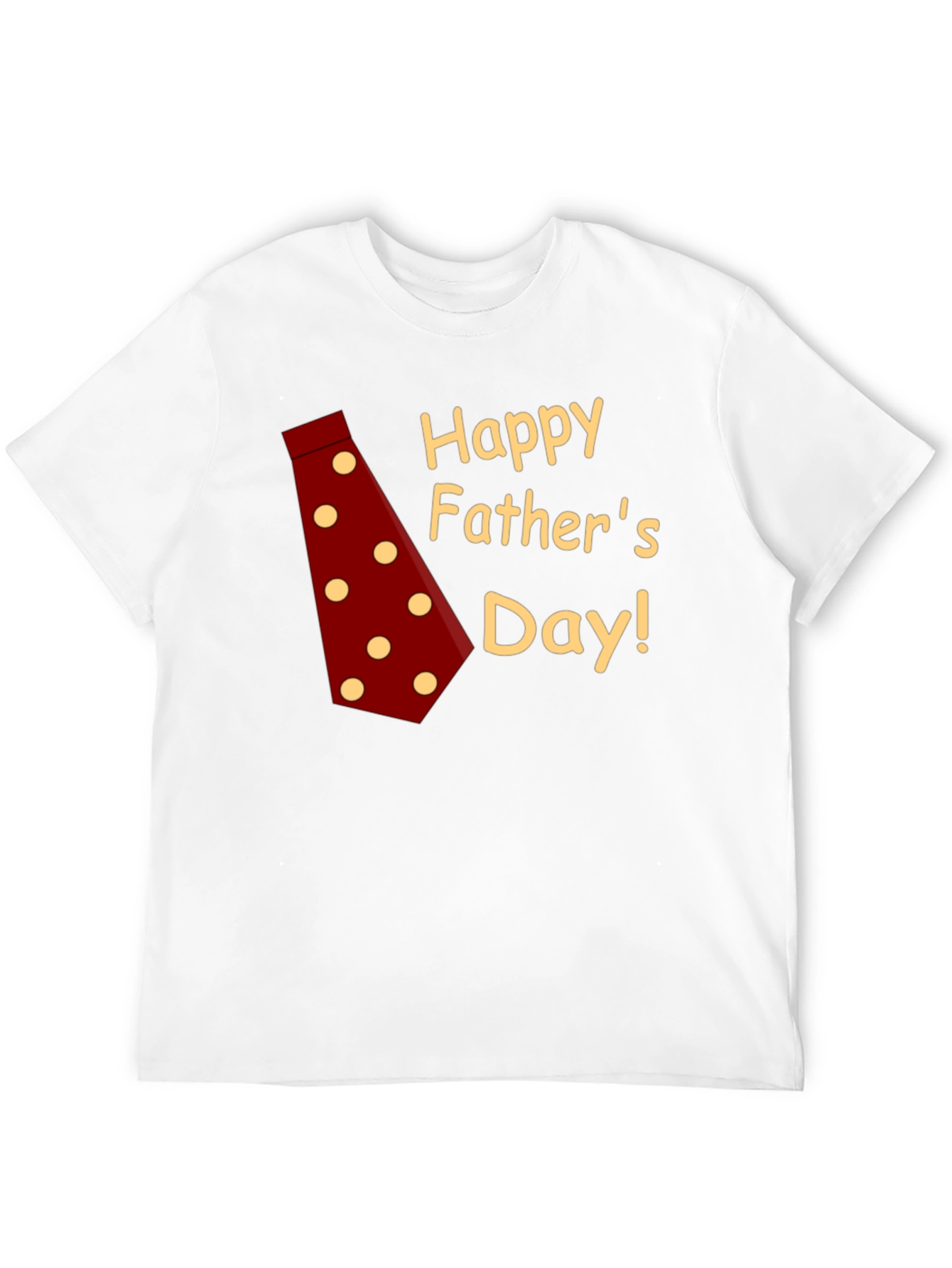 Happy Fathers Day T-Shirt - Red Tie