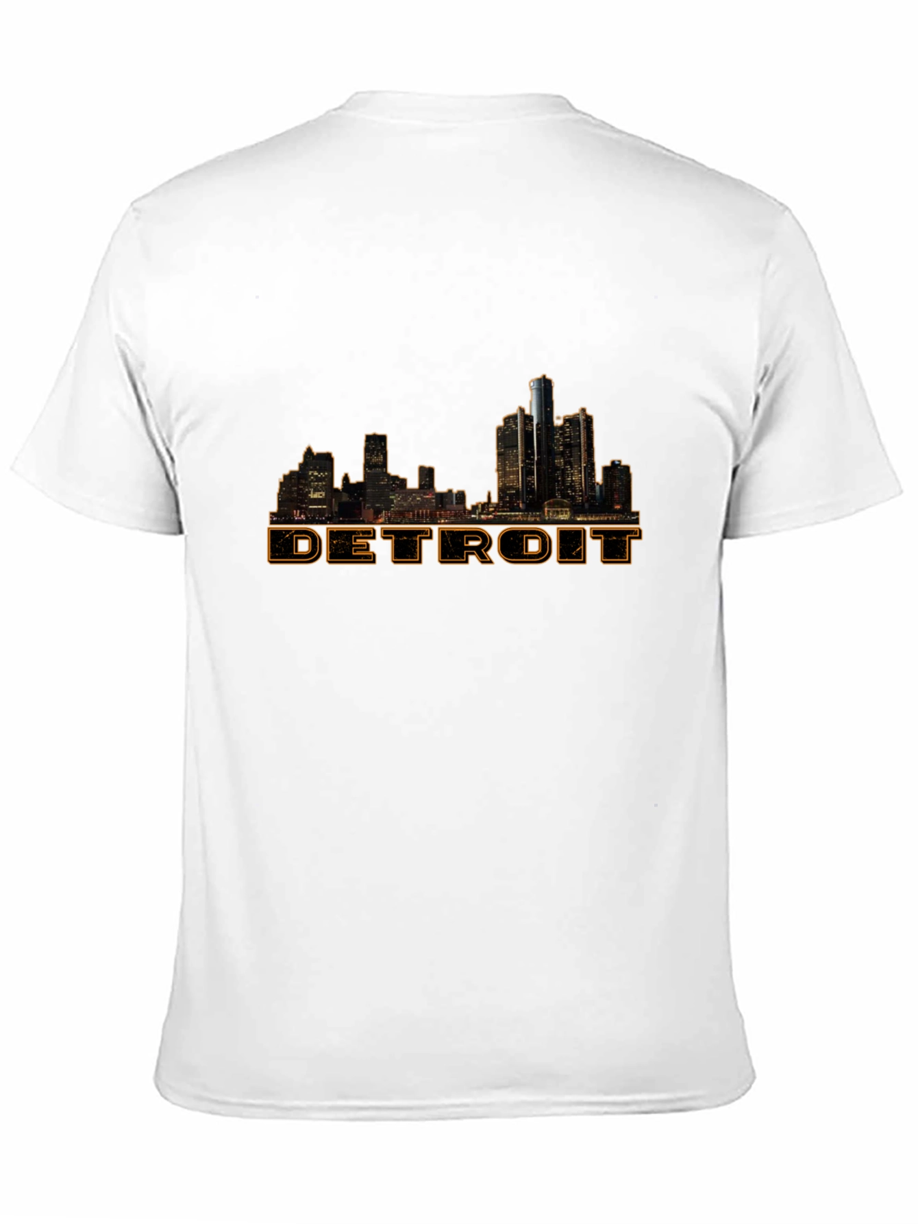 Detroit Skyline Graphic Tee - Black