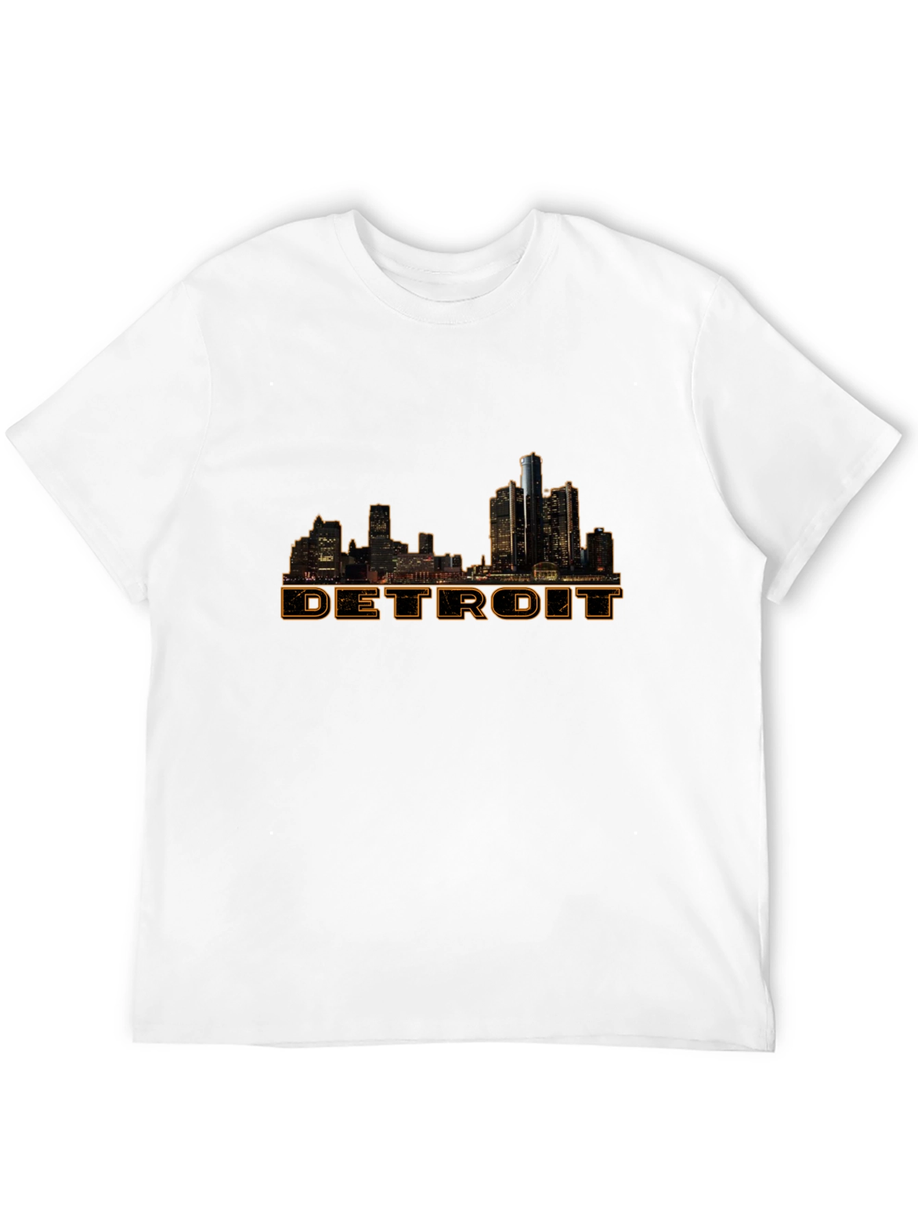 Detroit Skyline Graphic Tee - Black