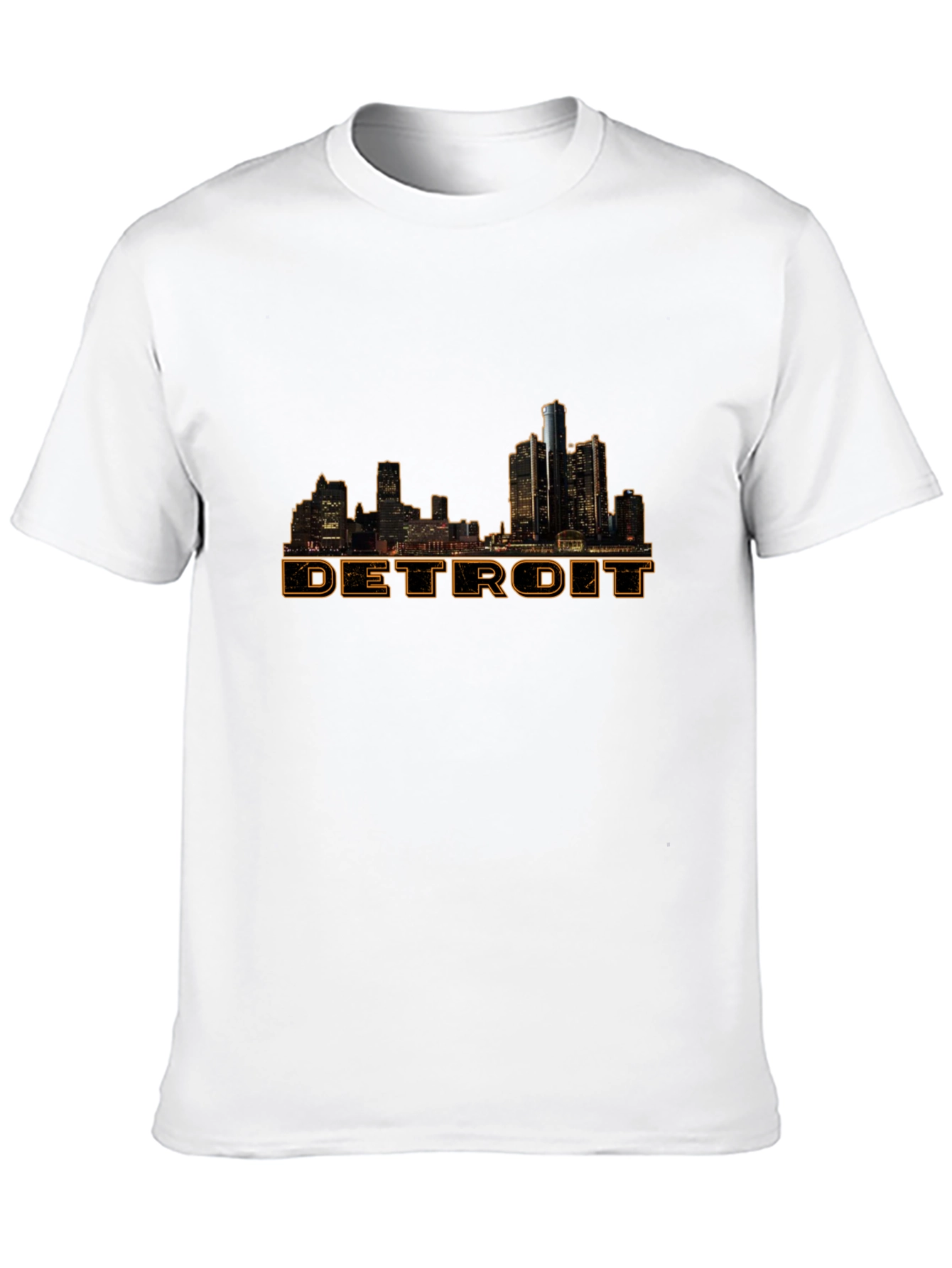 Detroit Skyline Graphic Tee - Black