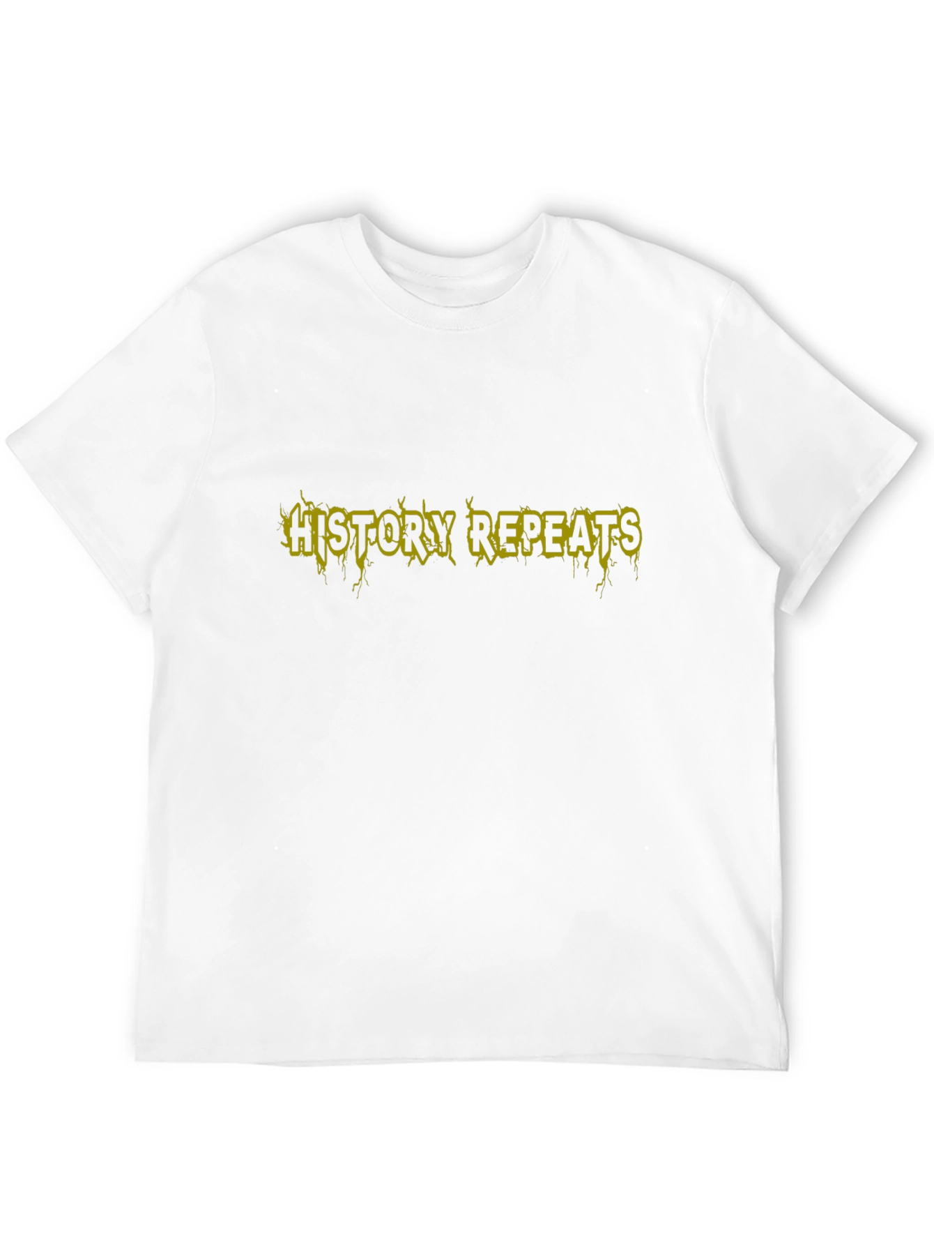 History Repeats Black T-Shirt Graphic Tee