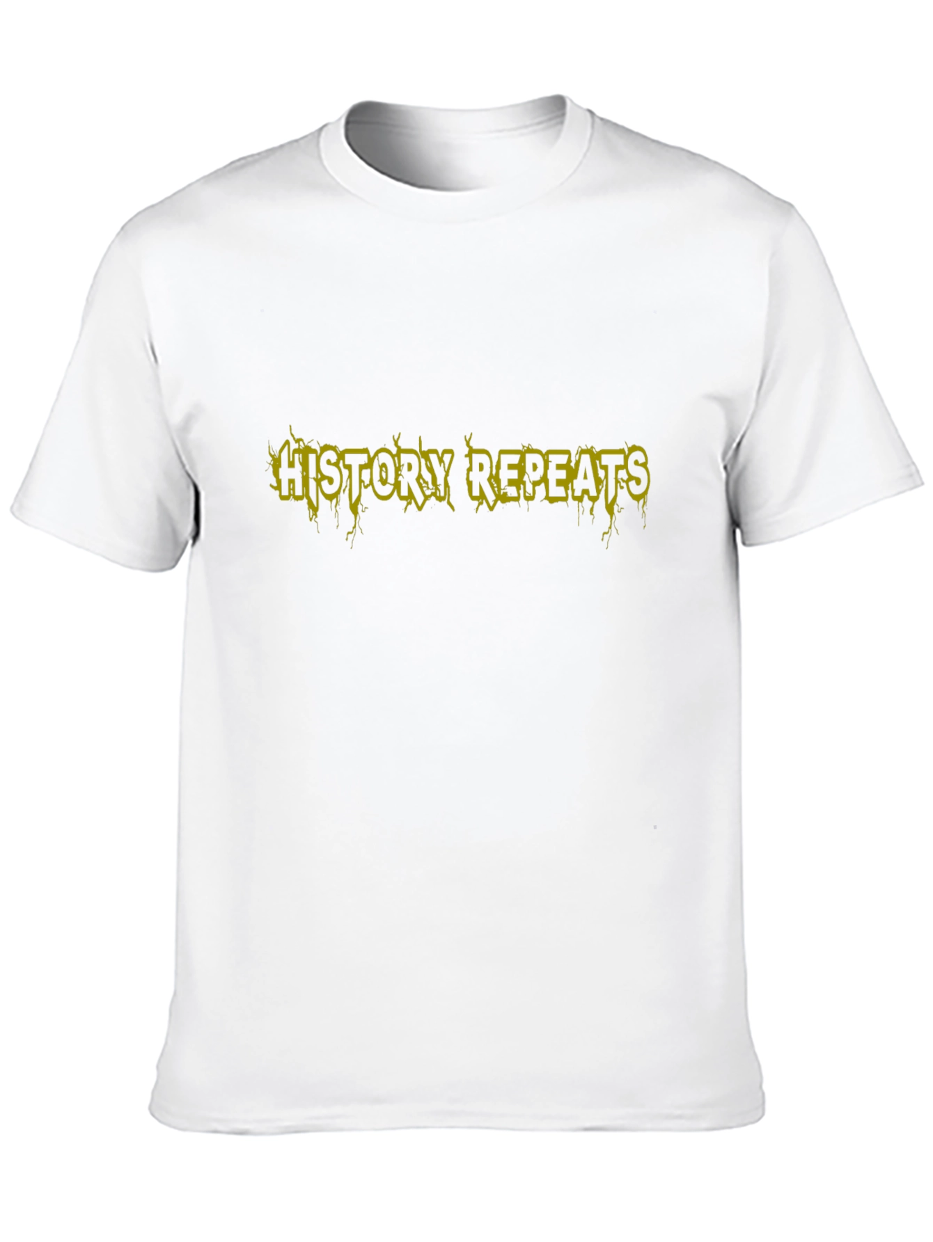 History Repeats Black T-Shirt Graphic Tee
