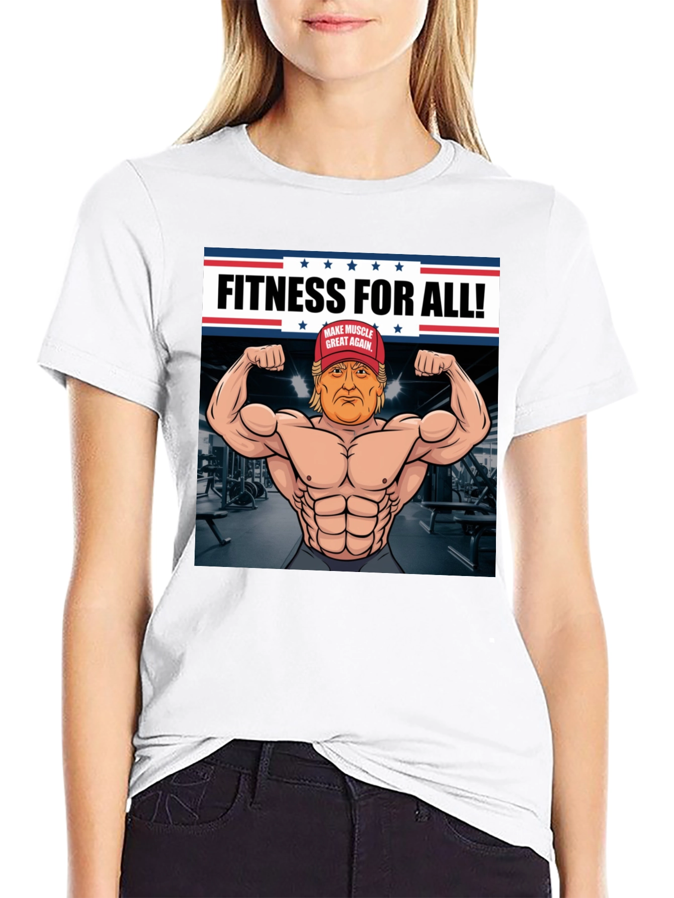 Fitness For All Trump Muscle T-Shirt