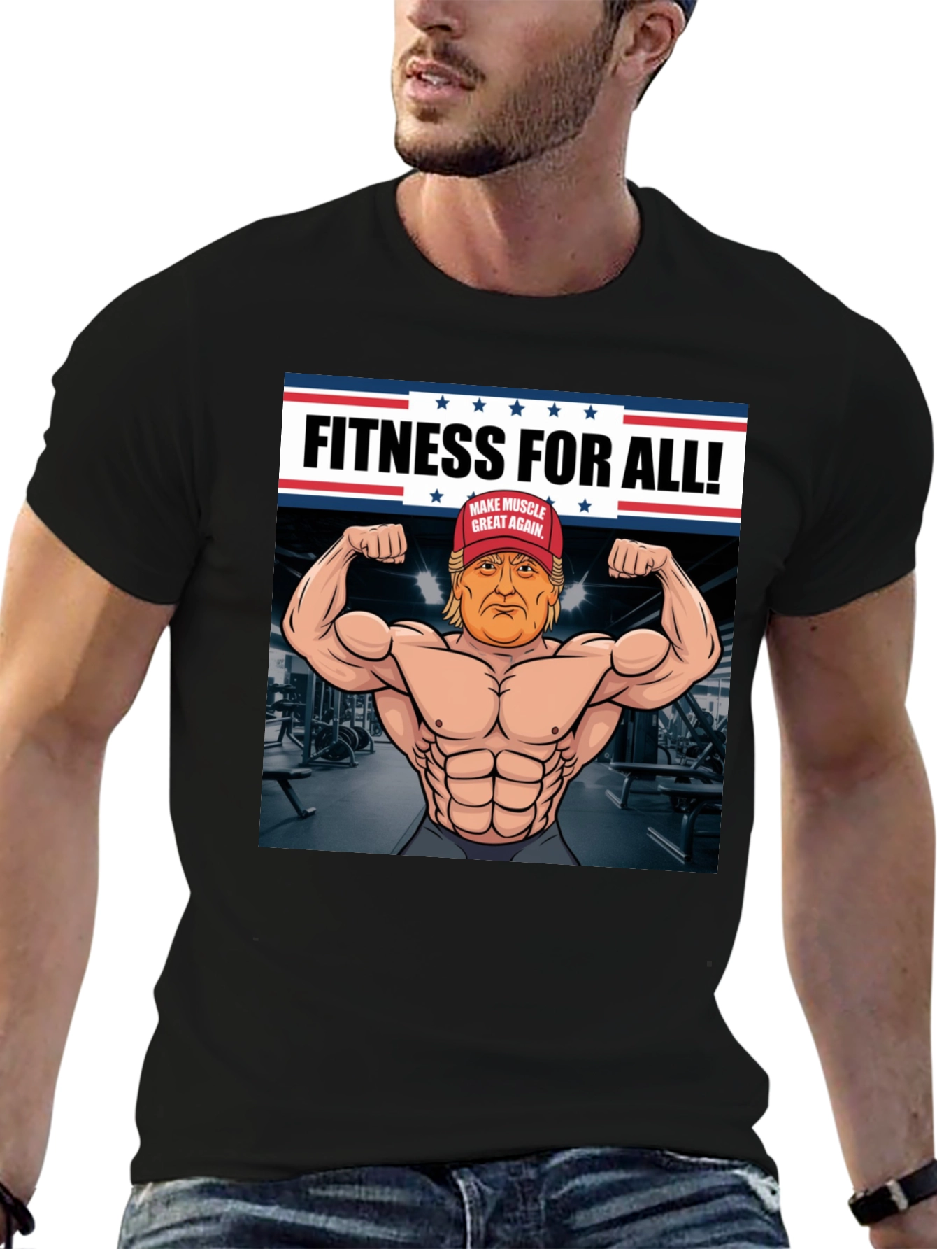 Fitness For All Trump Muscle T-Shirt