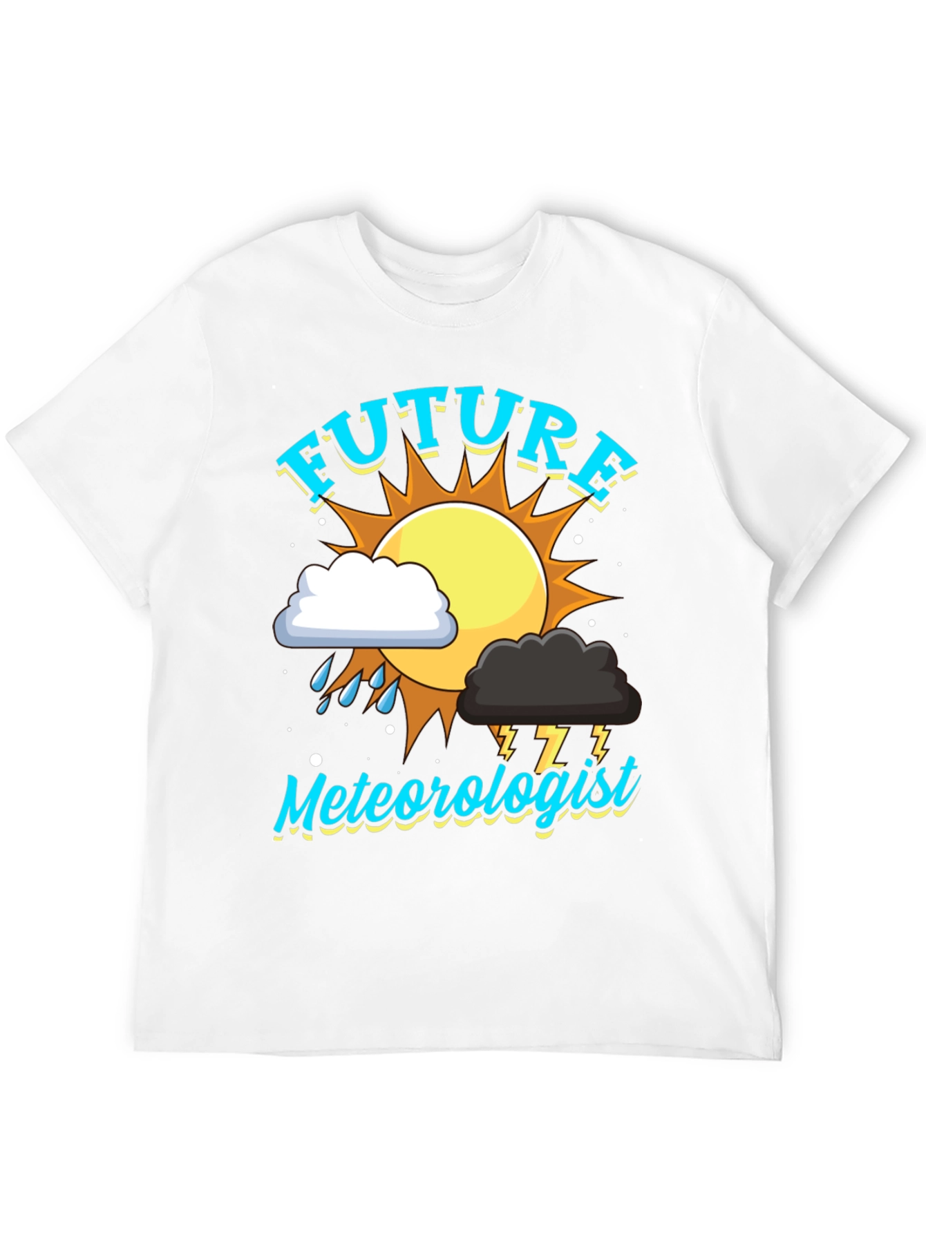 Future Meteorologist Black T-Shirt