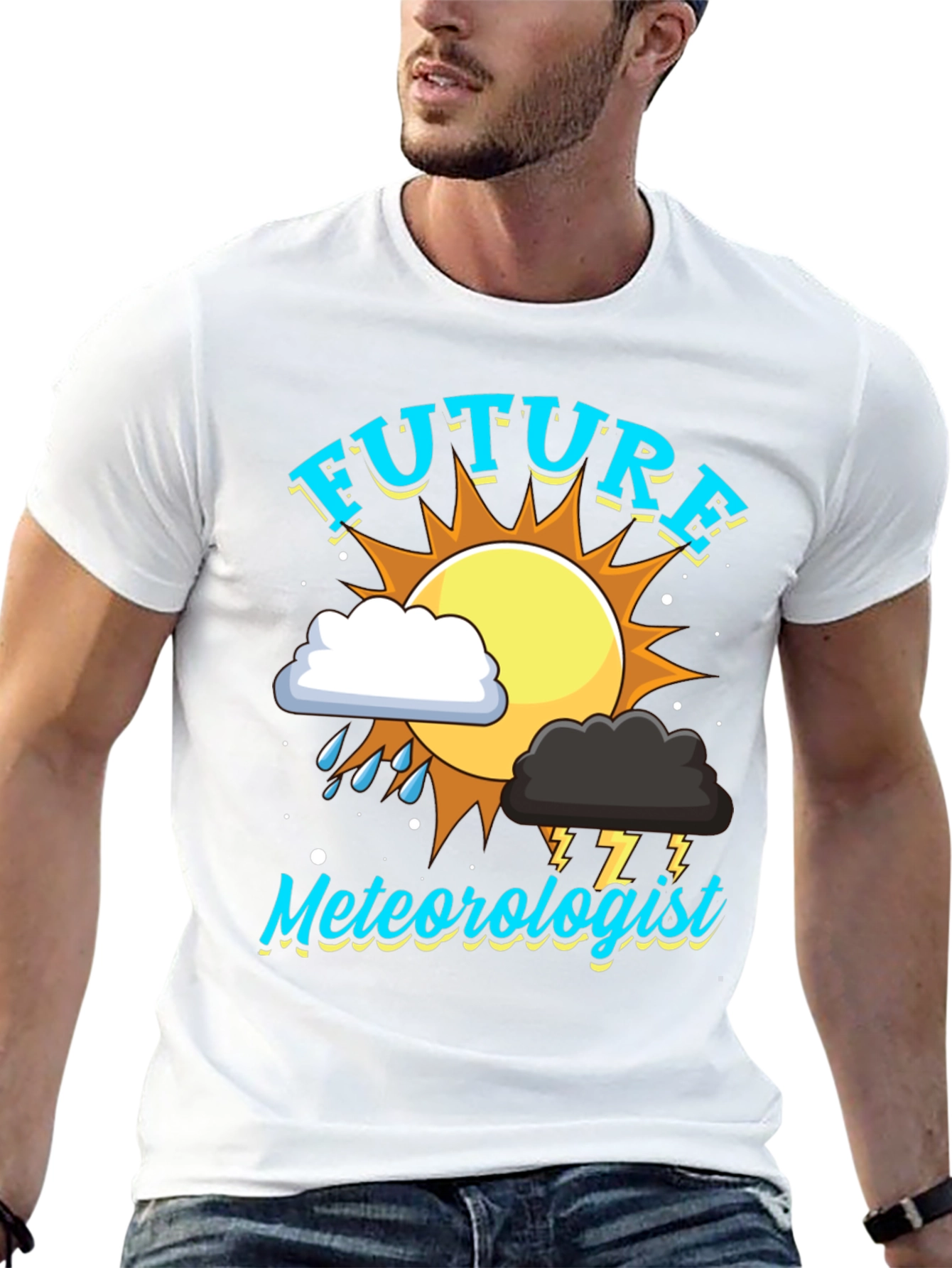 Future Meteorologist Black T-Shirt