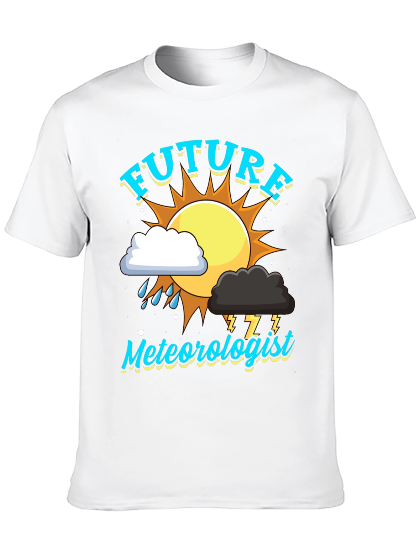 Future Meteorologist Black T-Shirt