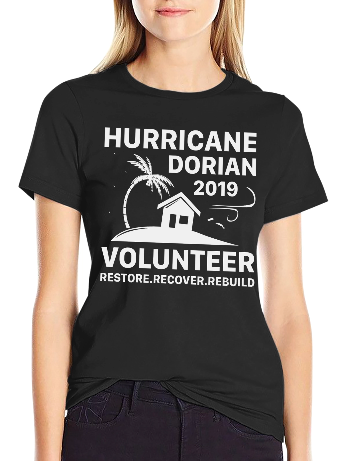 Hurricane Dorian 2019 Volunteer T-Shirt