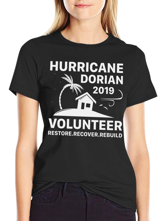 Hurricane Dorian 2019 Volunteer T-Shirt