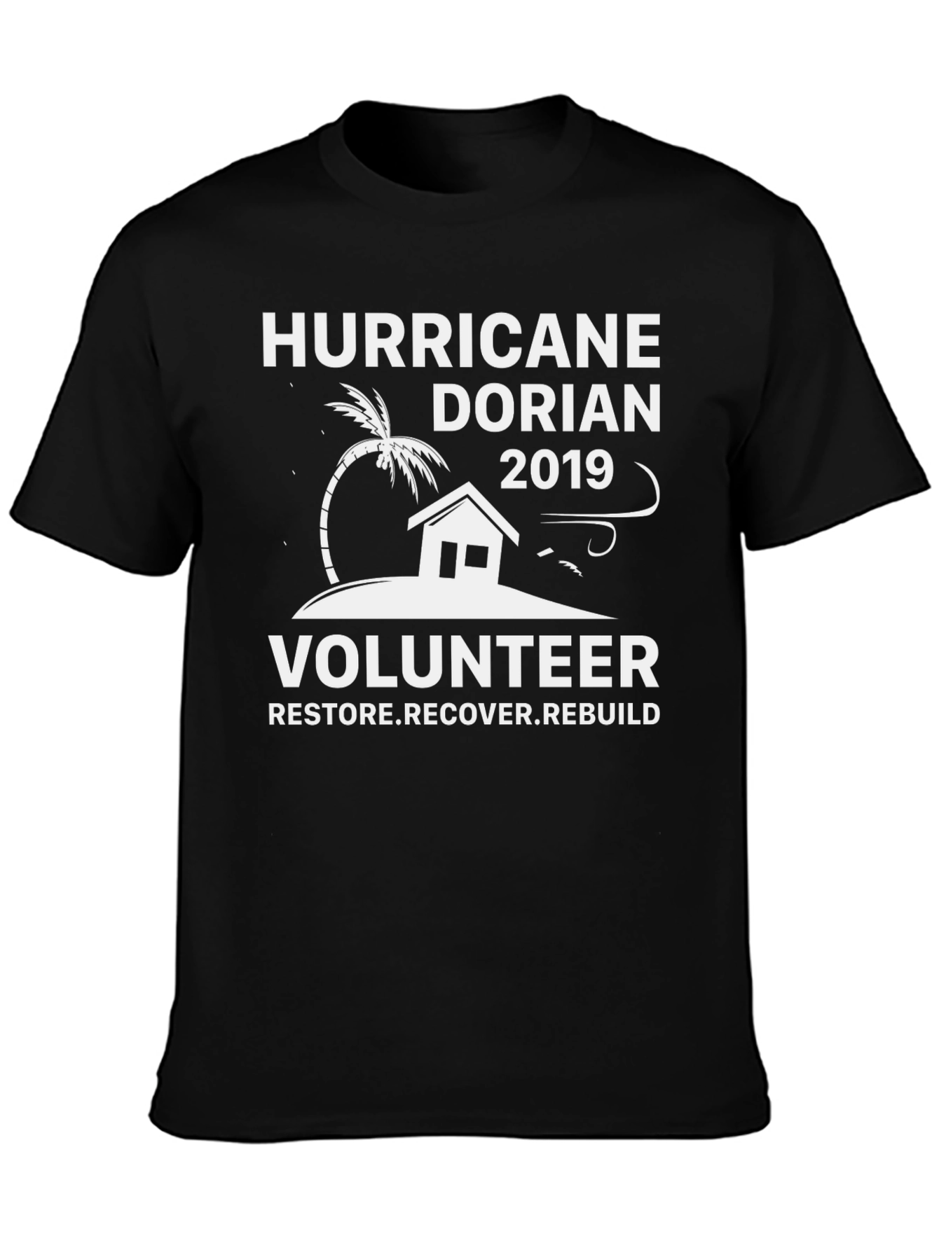 Hurricane Dorian 2019 Volunteer T-Shirt