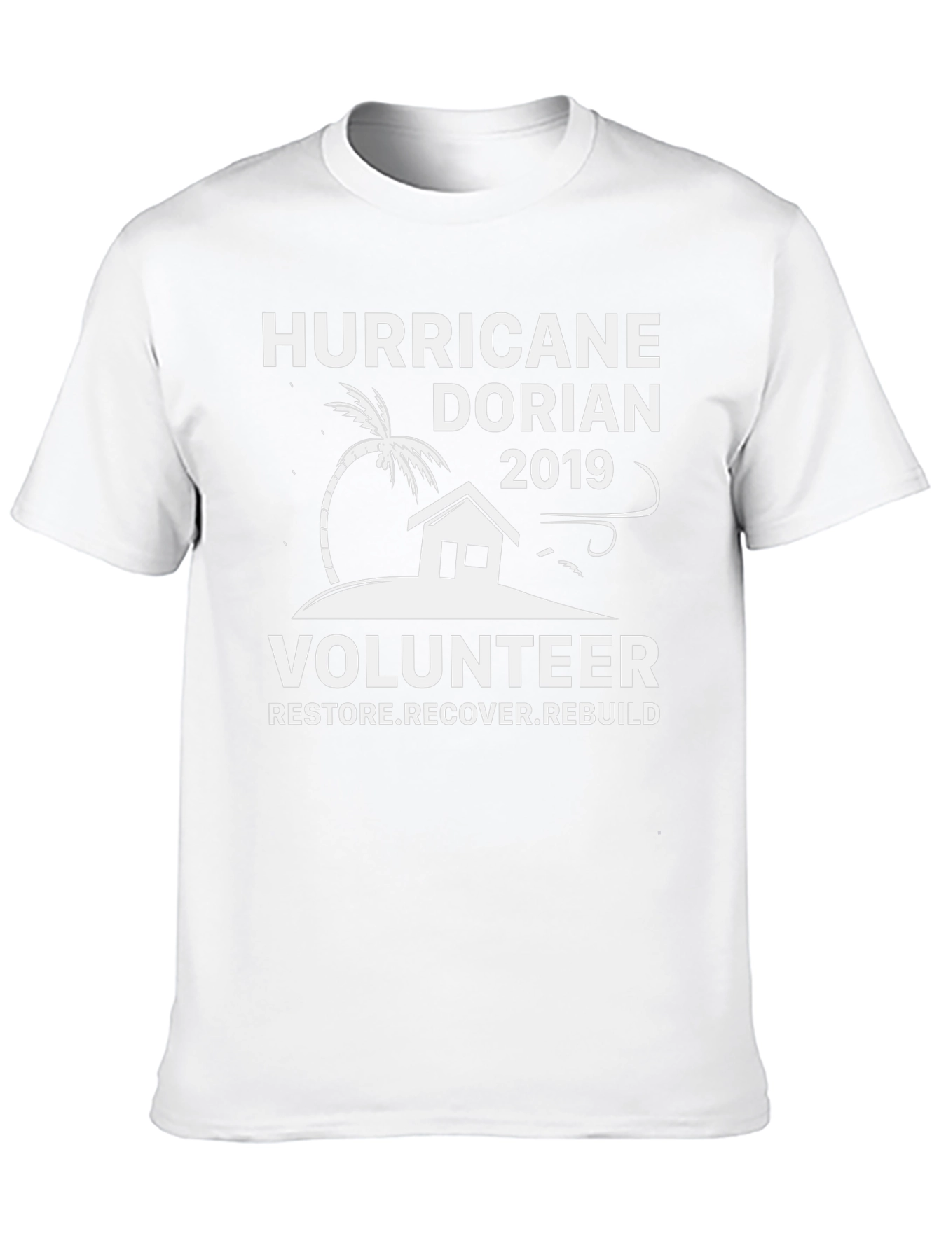 Hurricane Dorian 2019 Volunteer T-Shirt