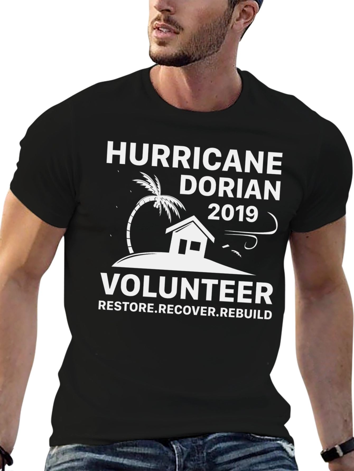 Hurricane Dorian 2019 Volunteer T-Shirt
