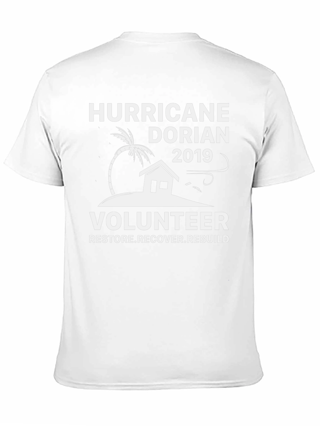Hurricane Dorian 2019 Volunteer T-Shirt