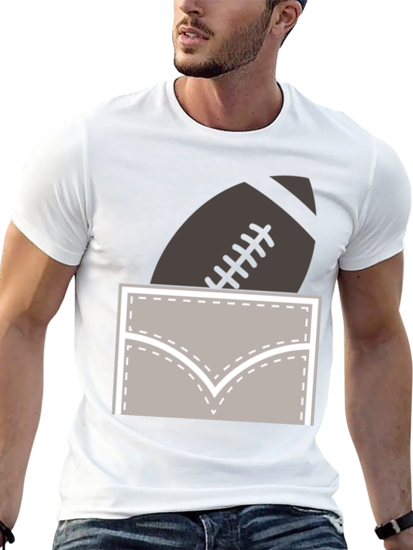 Football Pocket T-Shirt