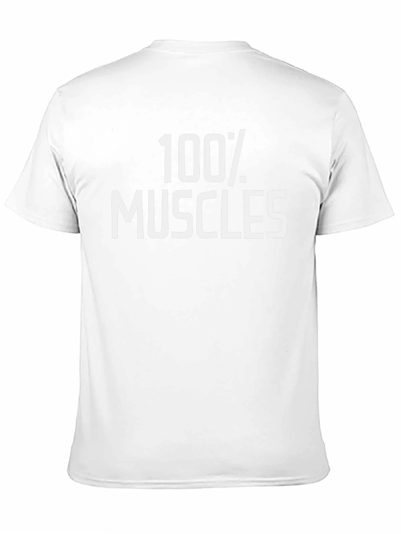 100% Muscles Graphic T-Shirt - Black