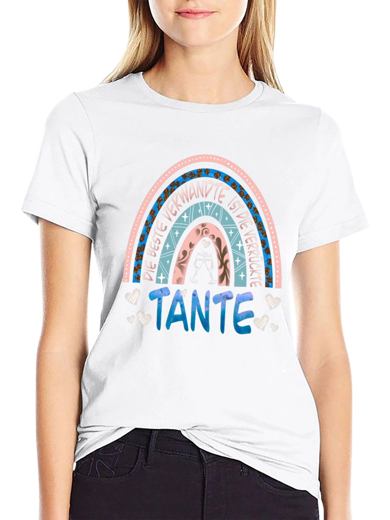 Fun Tante Rainbow T-Shirt