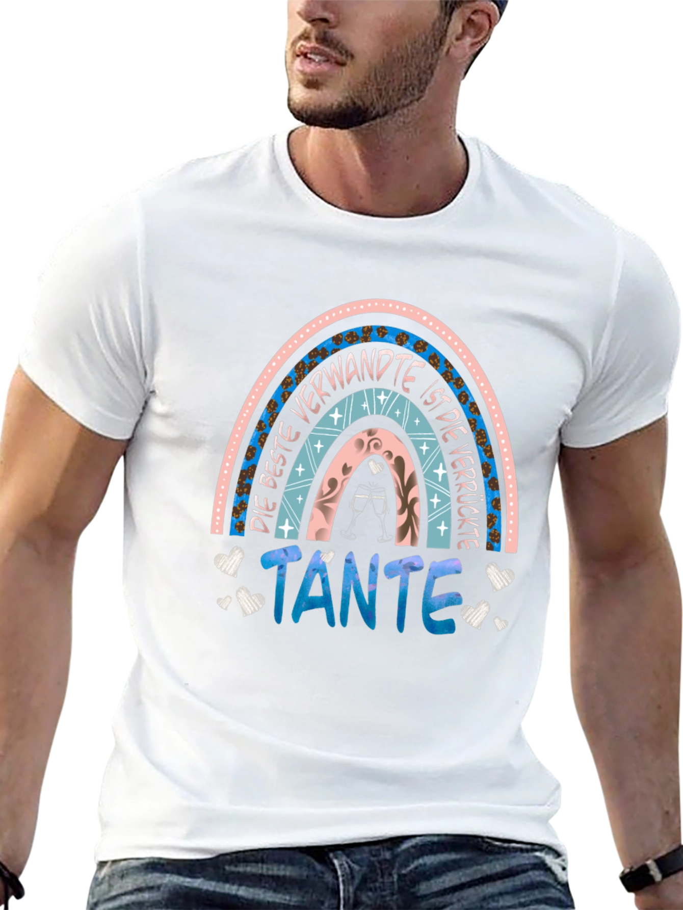 Fun Tante Rainbow T-Shirt
