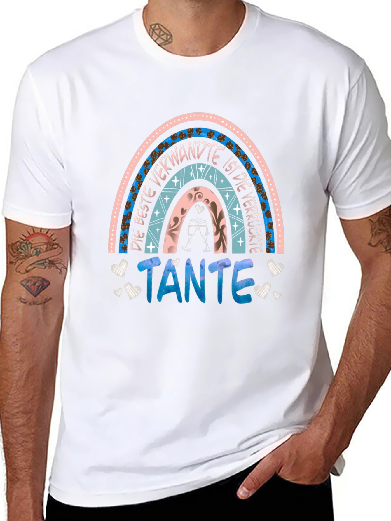 Fun Tante Rainbow T-Shirt