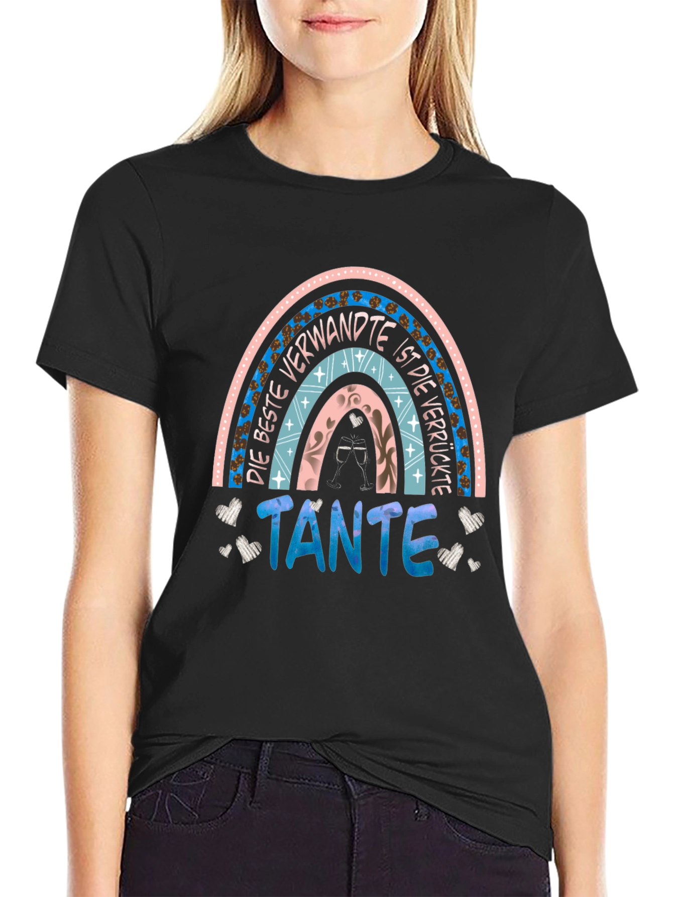 Fun Tante Rainbow T-Shirt
