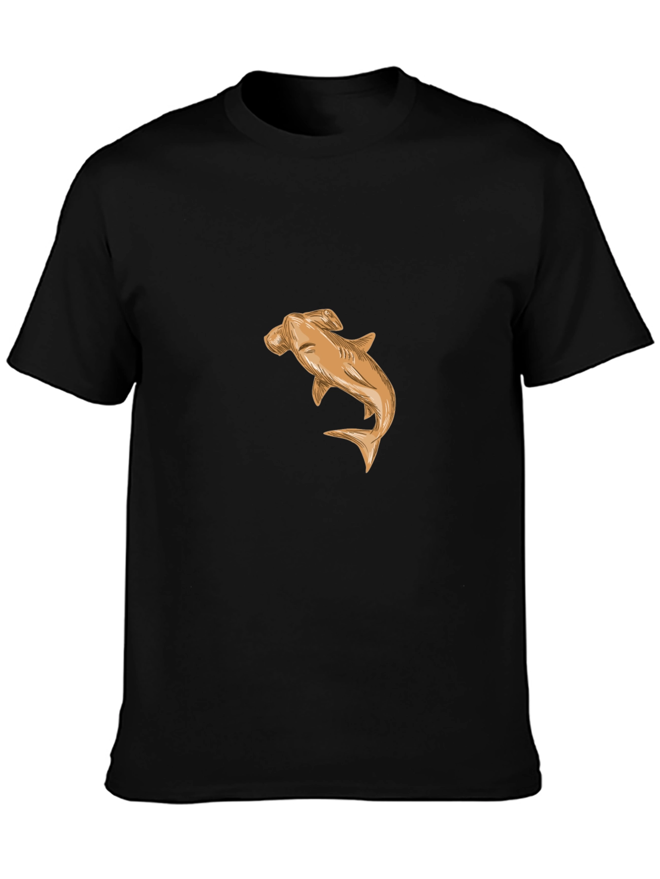 Hammerhead Shark Black T-Shirt - Unique Design