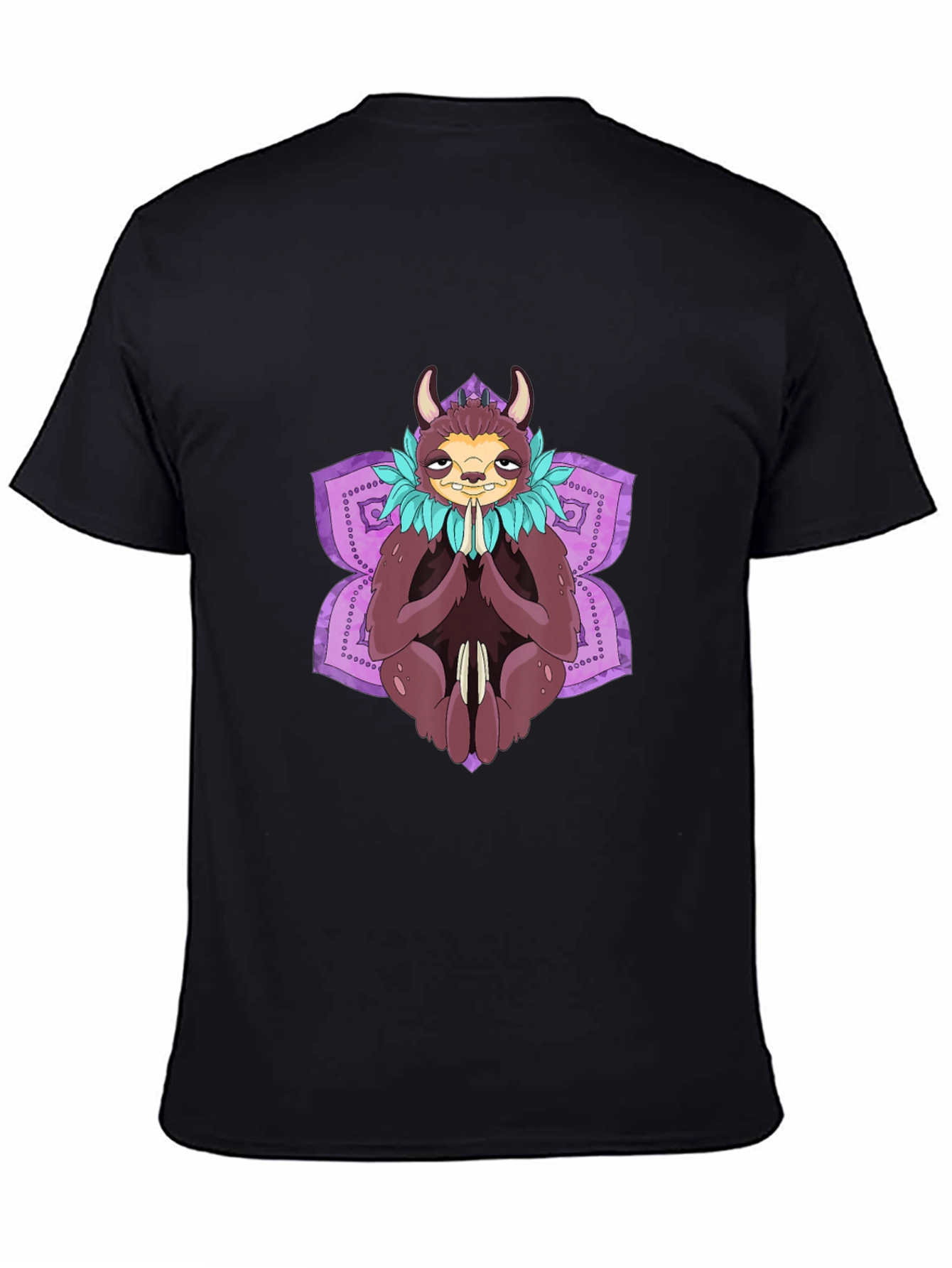 Sloth Meditation Graphic Tee - Relaxed Fit