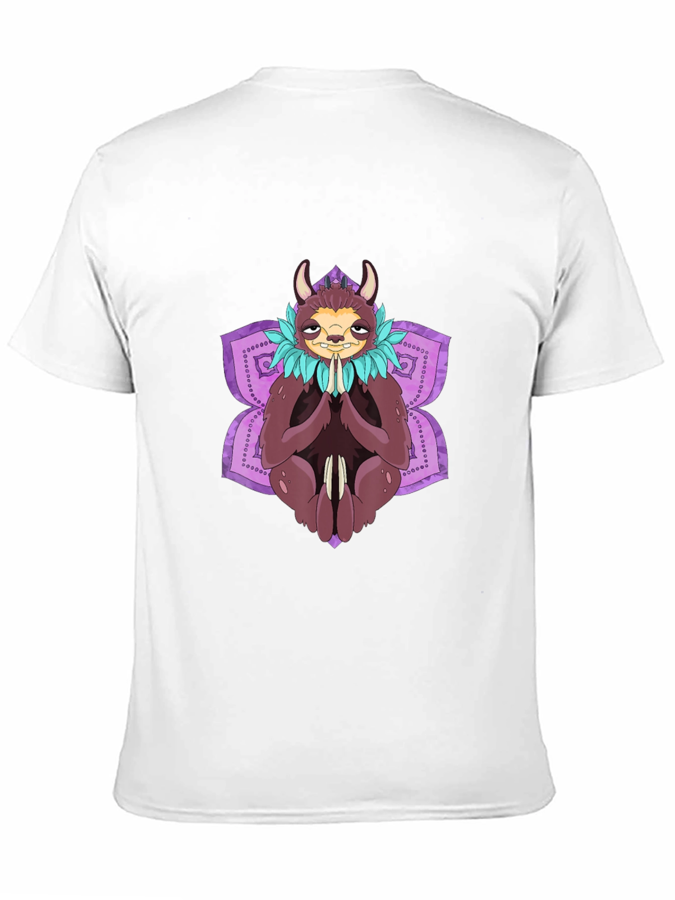 Sloth Meditation Graphic Tee - Relaxed Fit