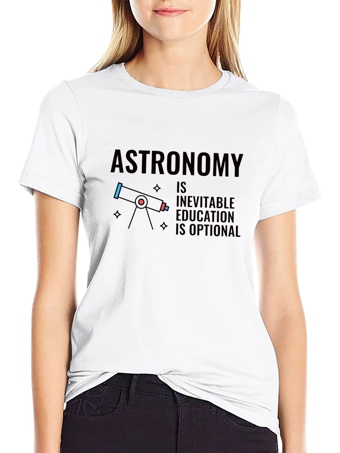 Astronomy is Inevitable Graphic T-Shirt