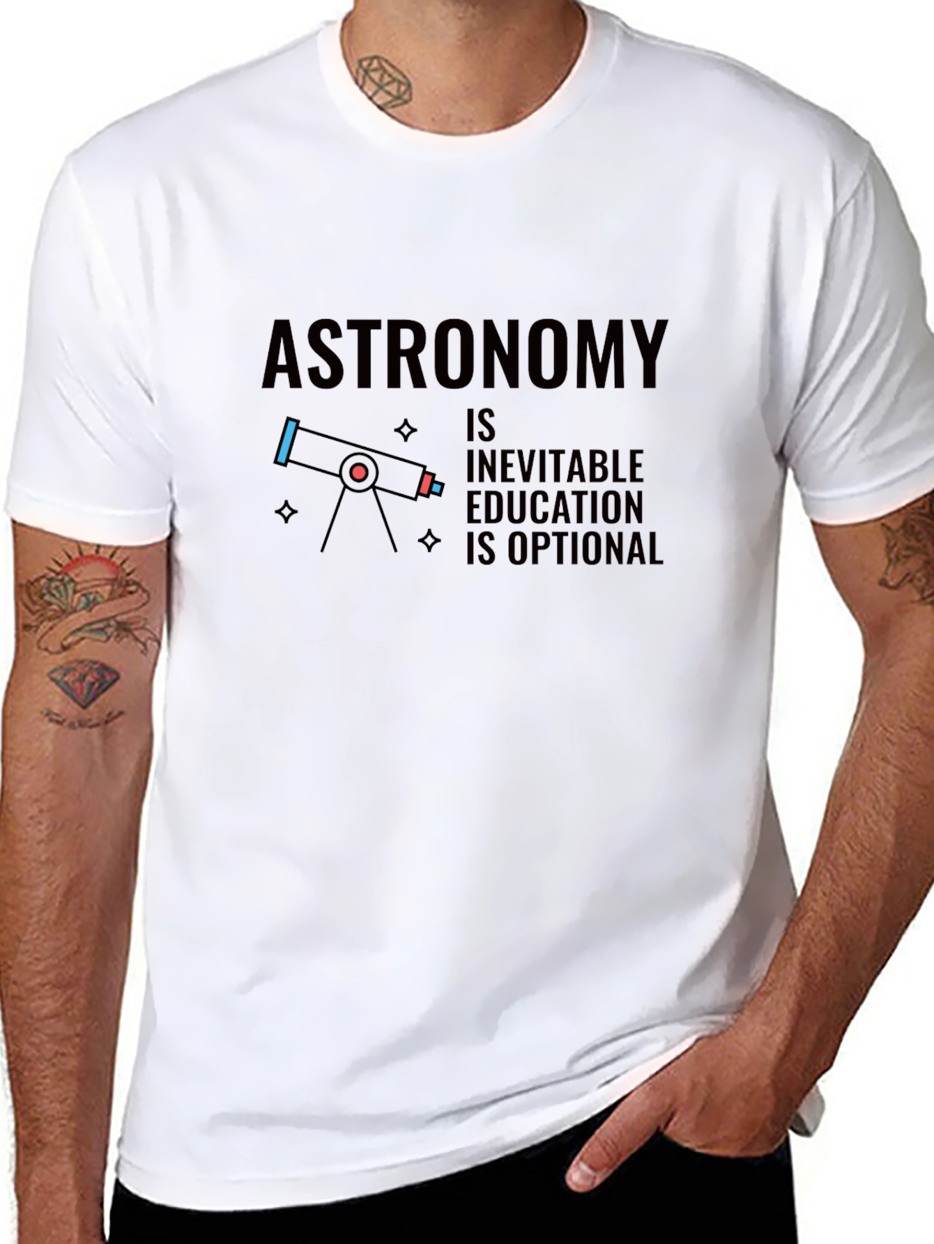 Astronomy is Inevitable Graphic T-Shirt