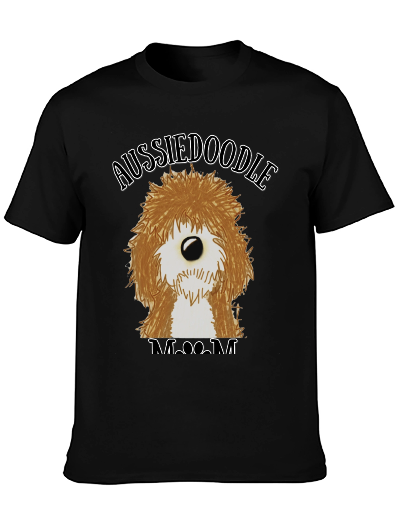 Aussiedoodle Mom T-Shirt - Cute Dog Lover Tee