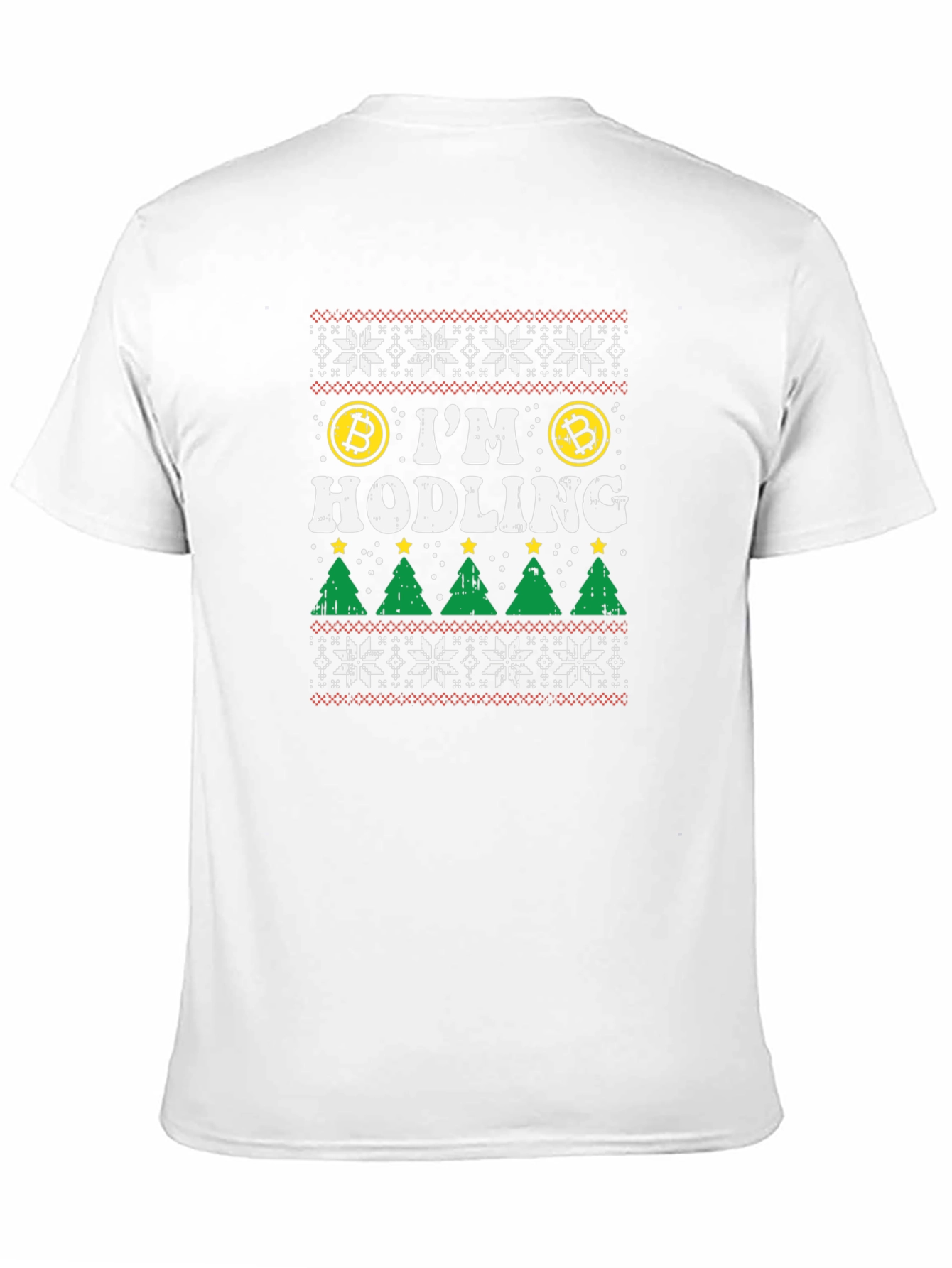 Bitcoin HODLing Ugly Christmas Sweater T-Shirt