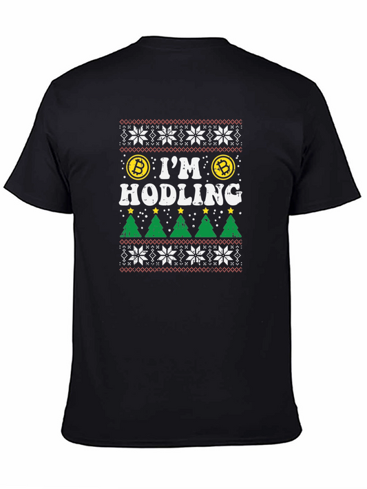 Bitcoin HODLing Ugly Christmas Sweater T-Shirt