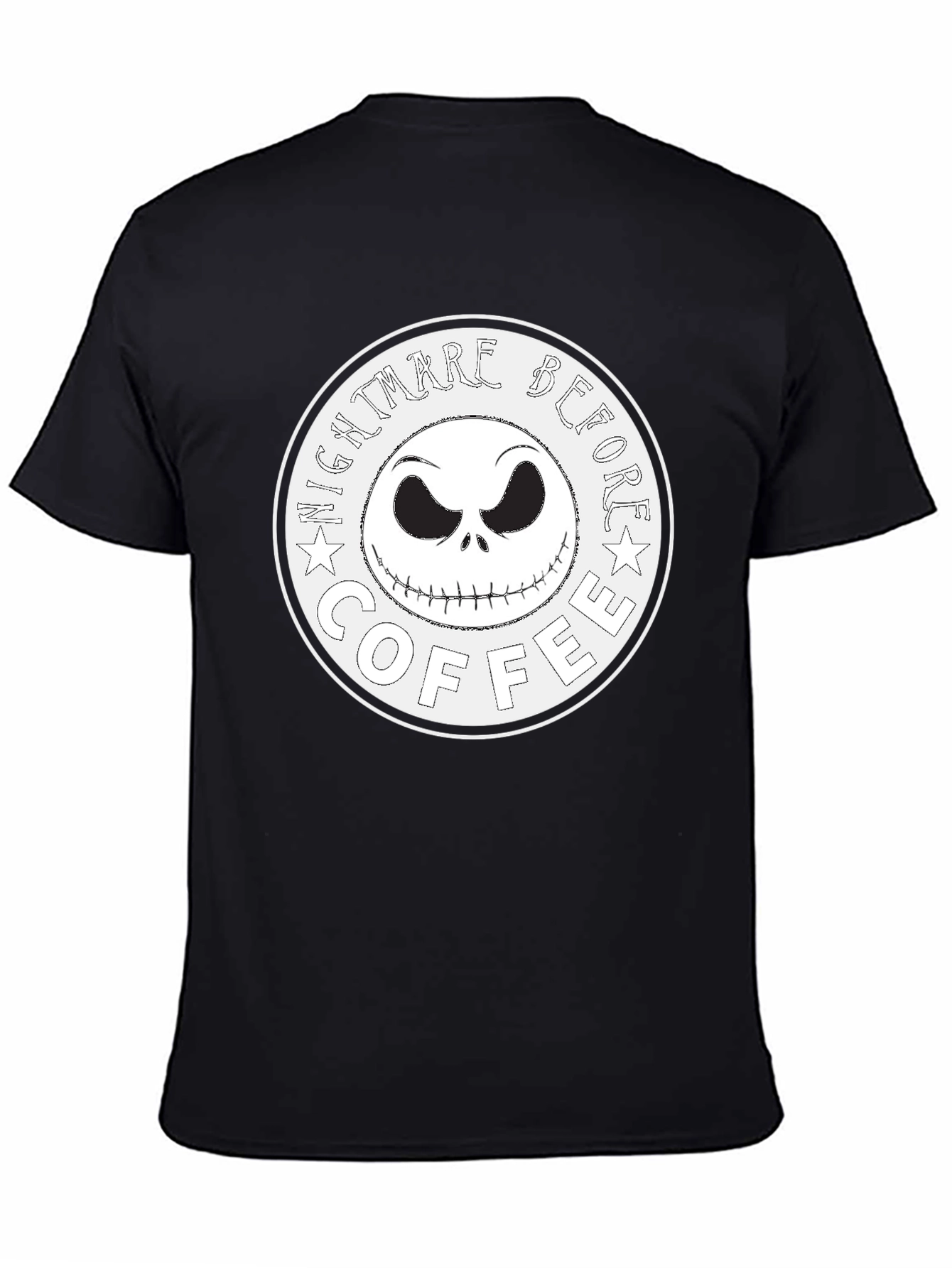 Nightmare Before Coffee T-Shirt - Halloween Jack Skellington
