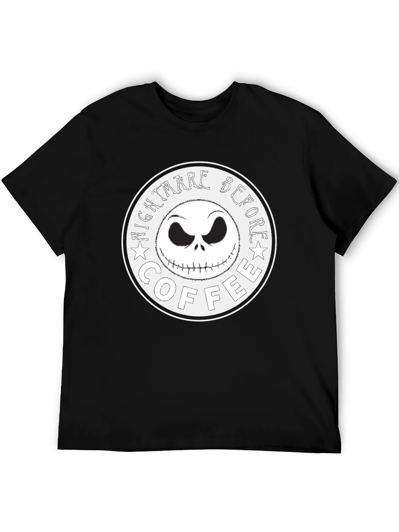 Nightmare Before Coffee T-Shirt - Halloween Jack Skellington