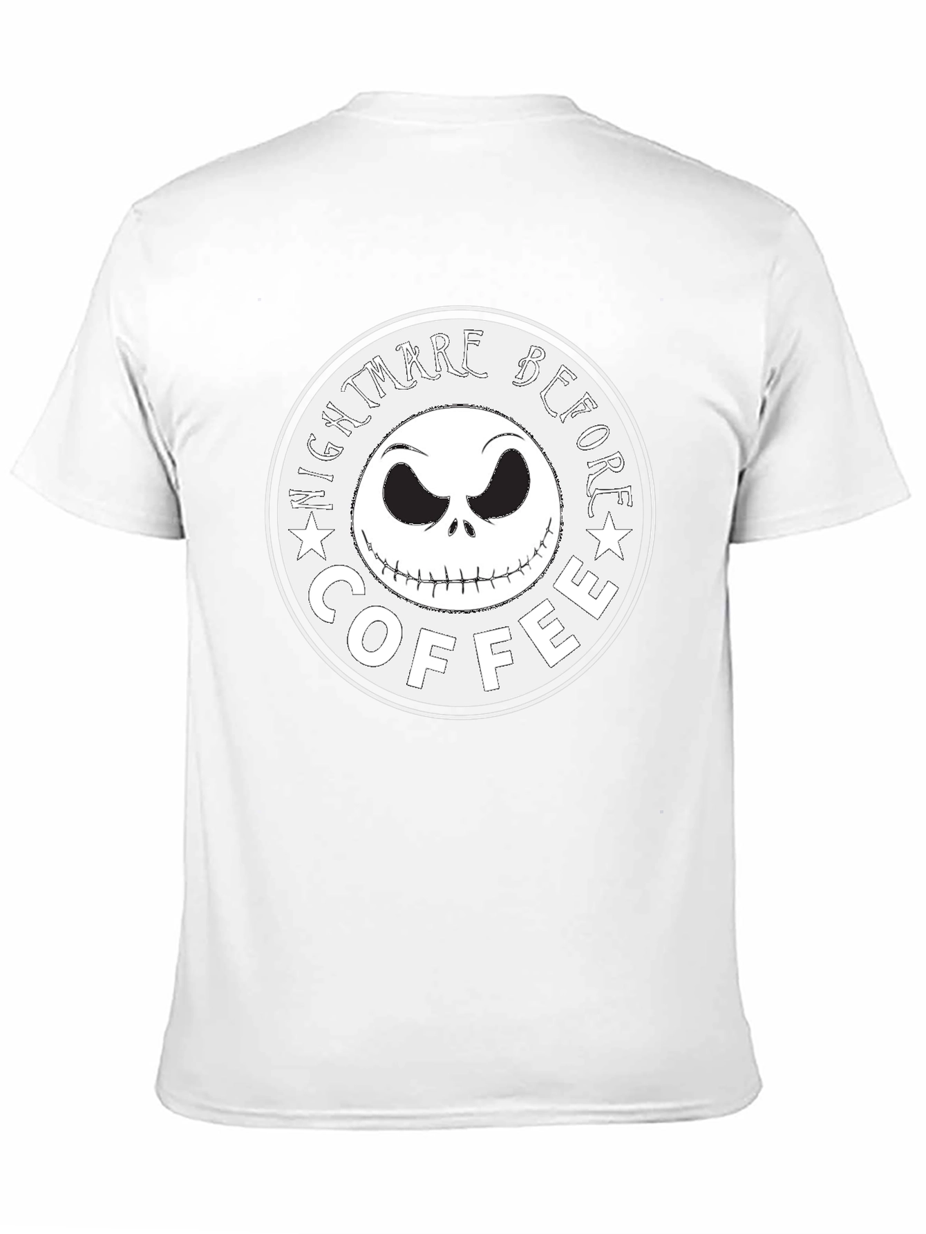 Nightmare Before Coffee T-Shirt - Halloween Jack Skellington